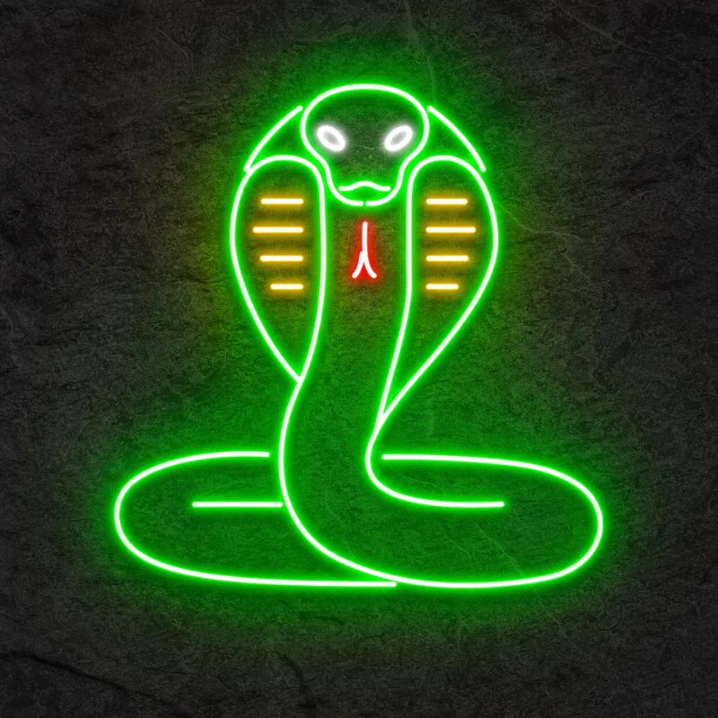 Néon Serpent Cobra - Néon personnalisé NeonStar