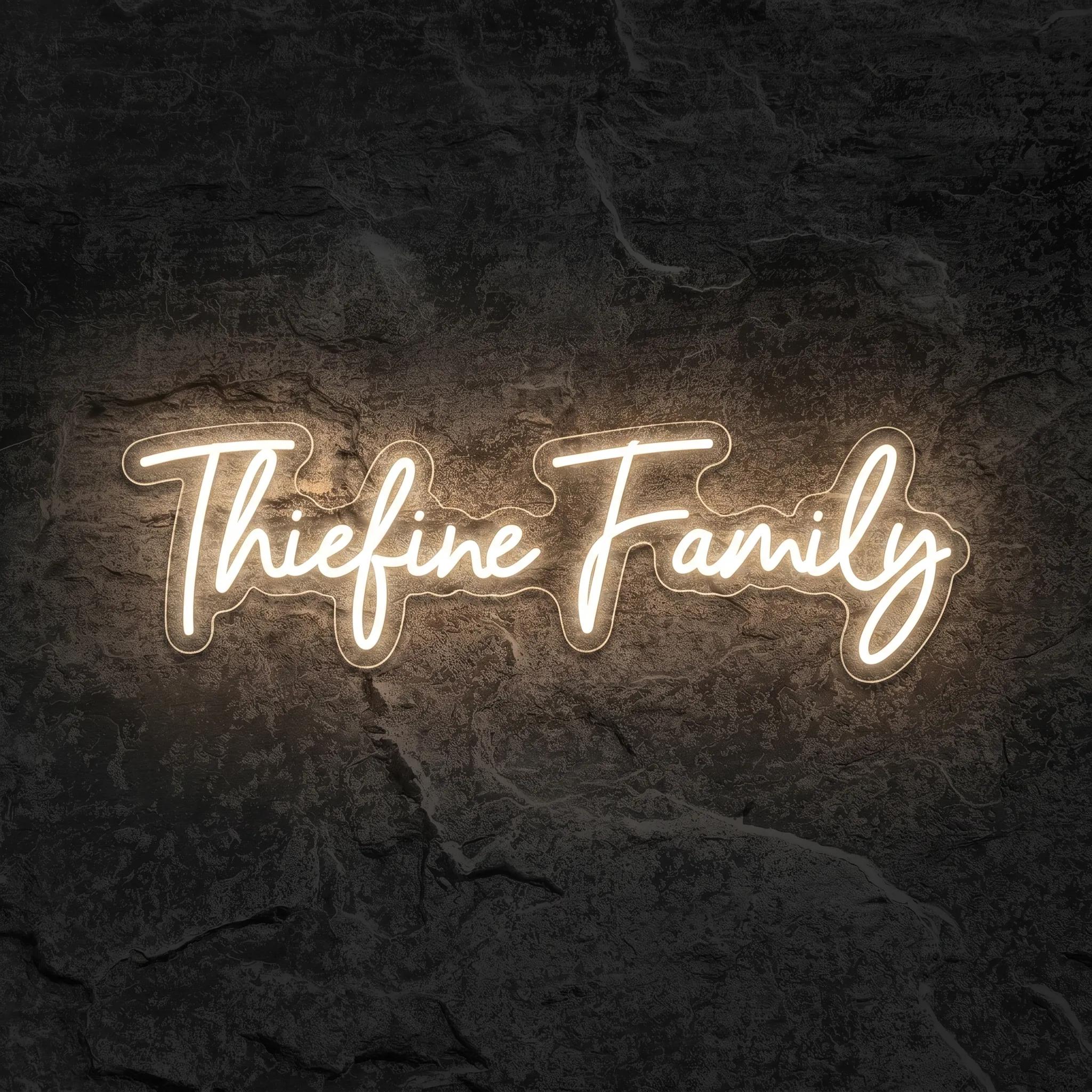 Néon Thiefine Family - Néon personnalisé NeonStar