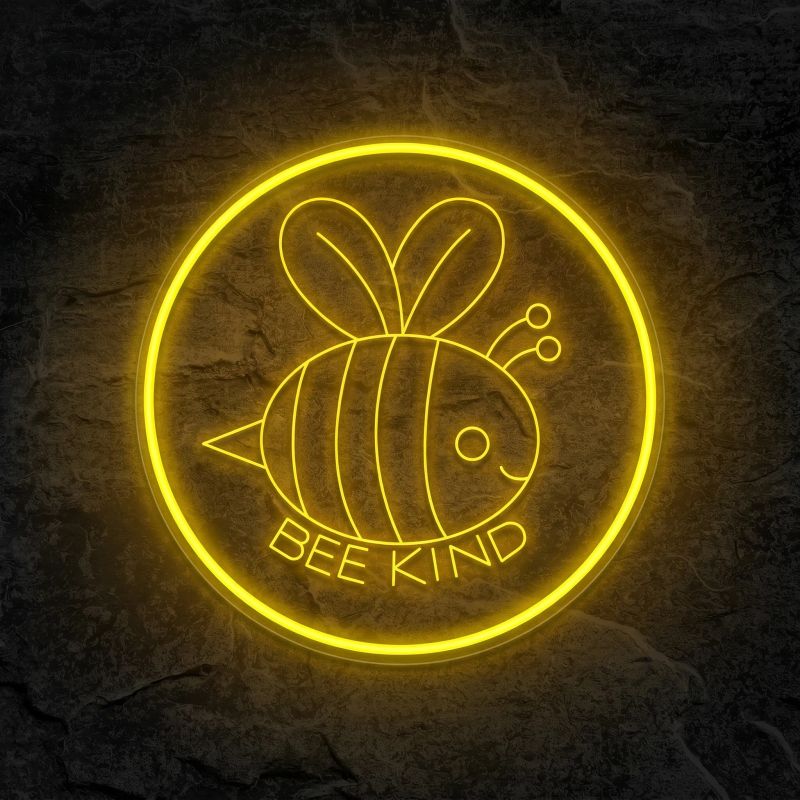 Néon Bee Be Kind - Néon personnalisé NeonStar