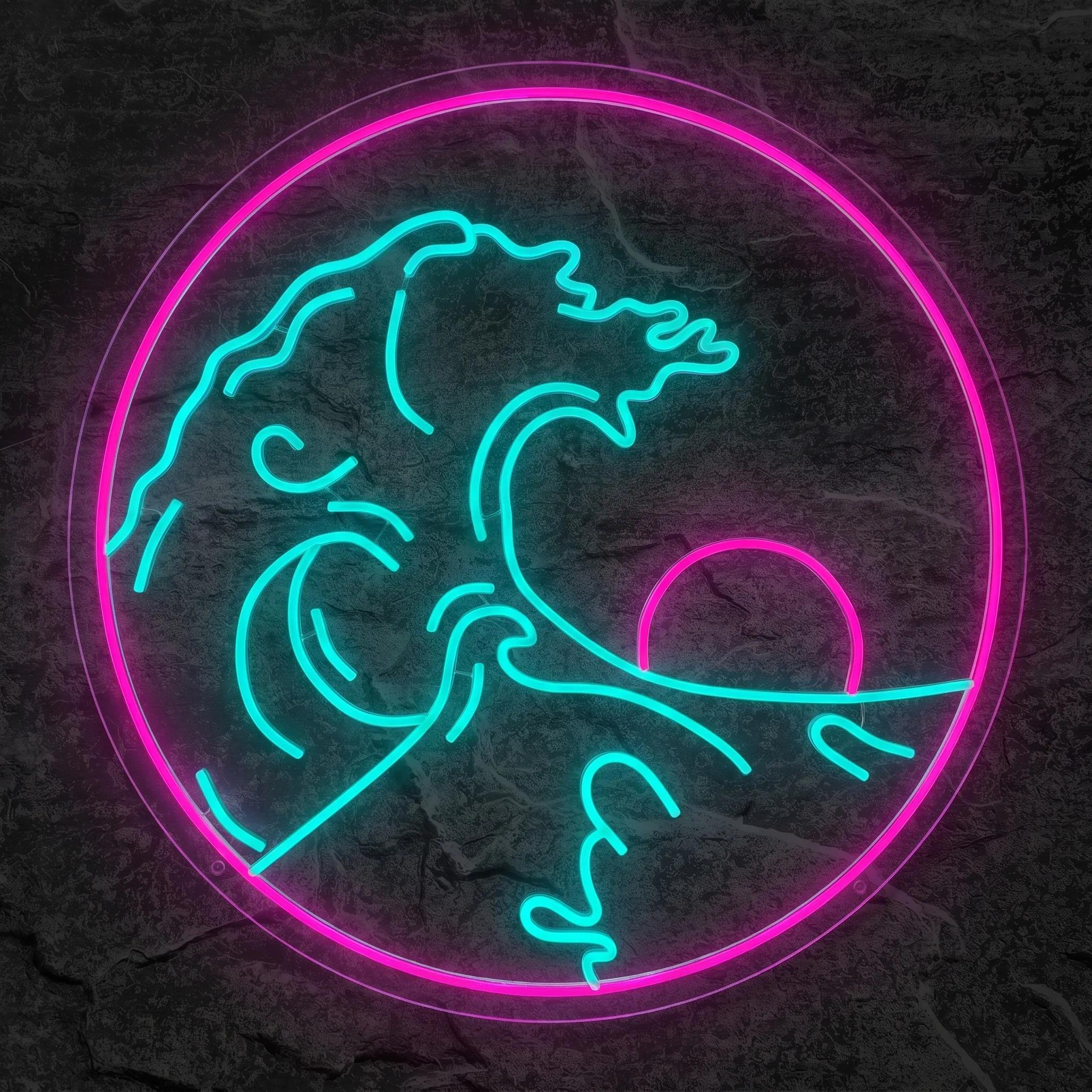 Néon La Grande Vague de Kanagawa - Néon personnalisé NeonStar