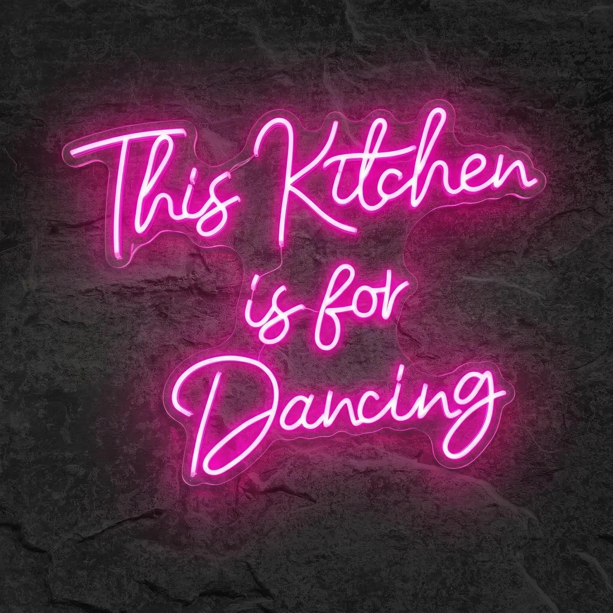 Néon This Kitchen is for Dancing - Néon personnalisé NeonStar