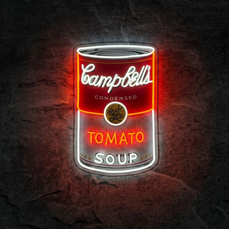 Néon Soupe Tomate Pop Art - Néon personnalisé NeonStar