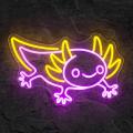 Miniature Néon Axolotl - Néon personnalisé