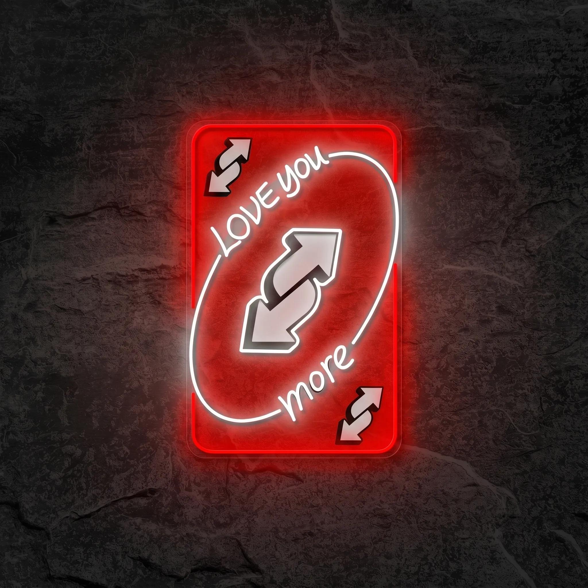 Néon Love You More - Néon personnalisé NeonStar