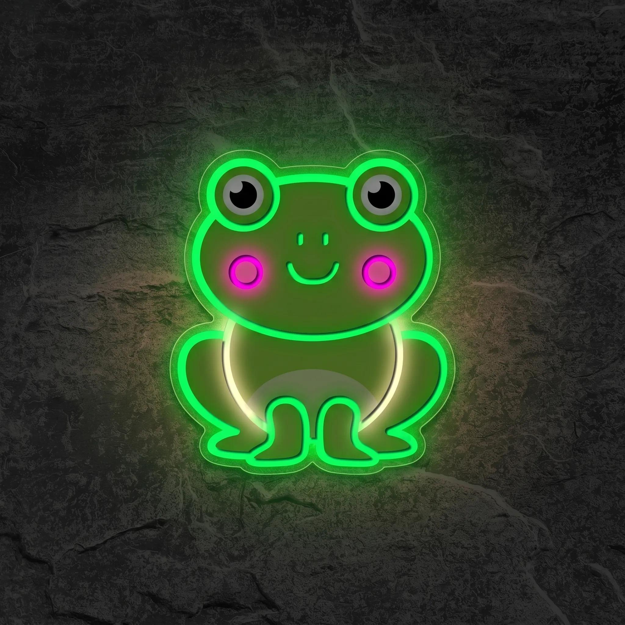 Néon Grenouille Mignonne - Néon personnalisé NeonStar