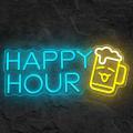 Miniature Néon Happy Hour - Néon personnalisé