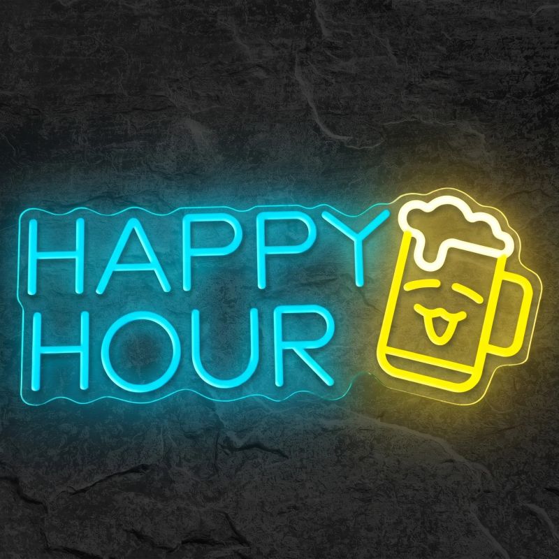 Néon Happy Hour - Néon personnalisé NeonStar