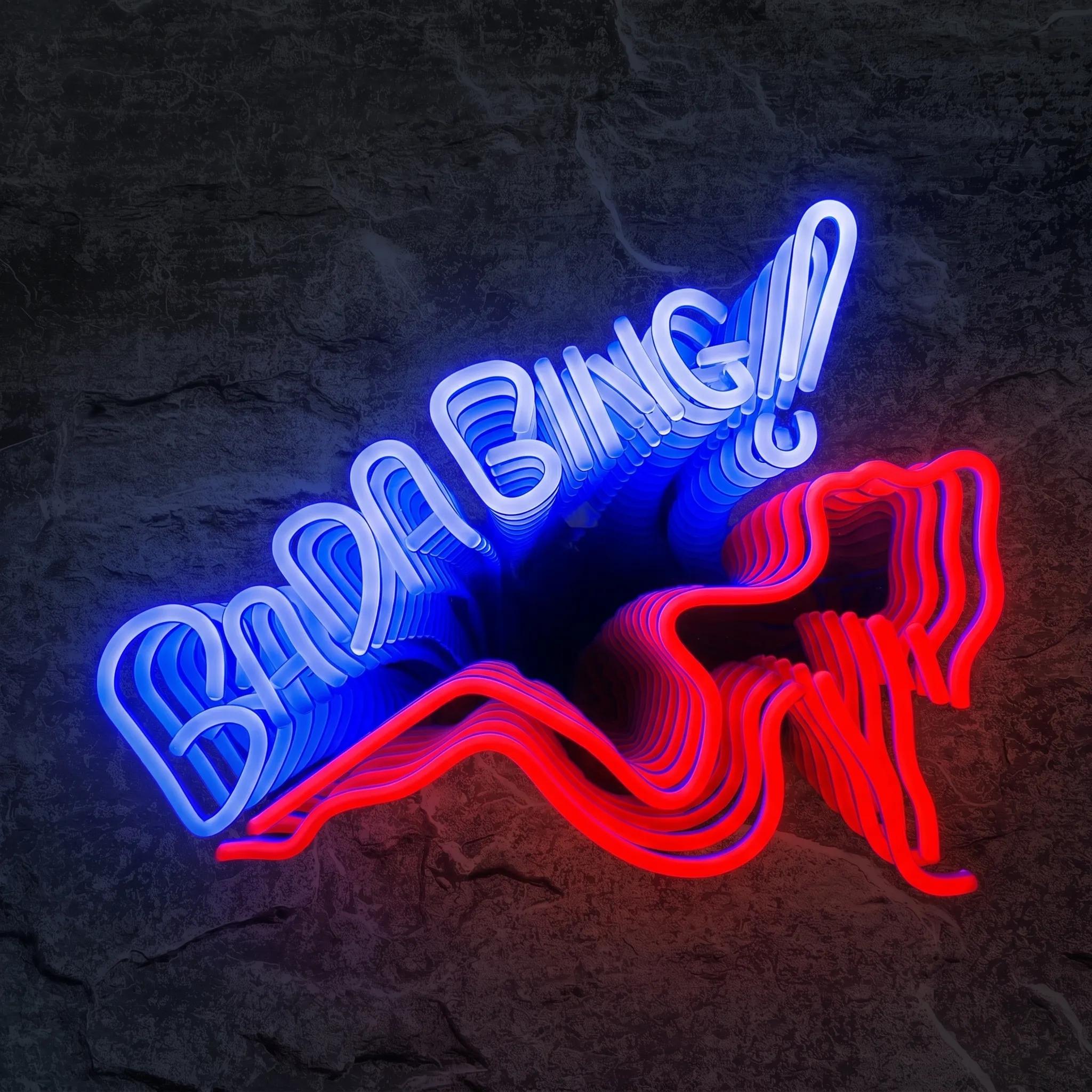 Néon Bada Bing Infini Miroir - Néon personnalisé NeonStar