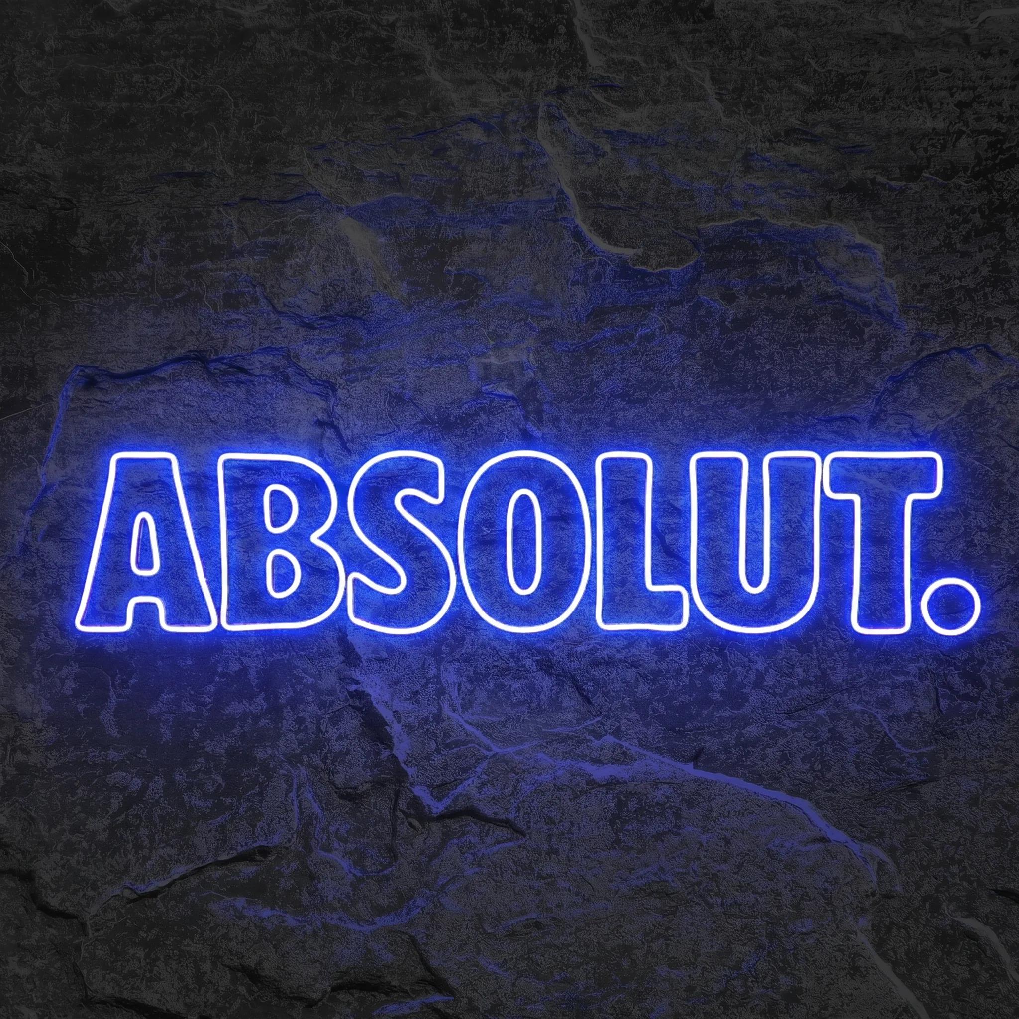 Néon Absolut Vodka - Néon personnalisé NeonStar