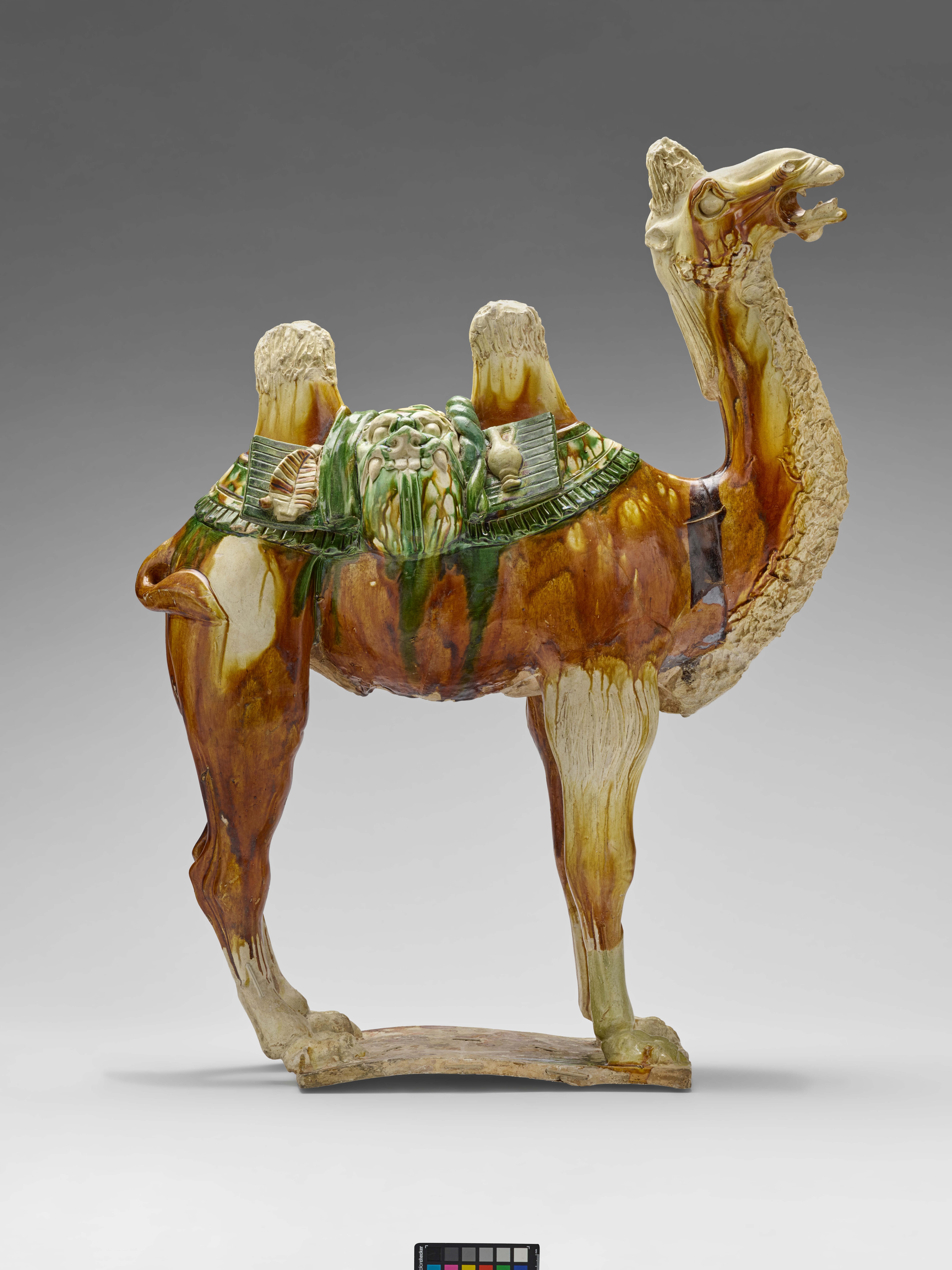 Tomb Figures: Bactrian Camel and Central Asian Groom