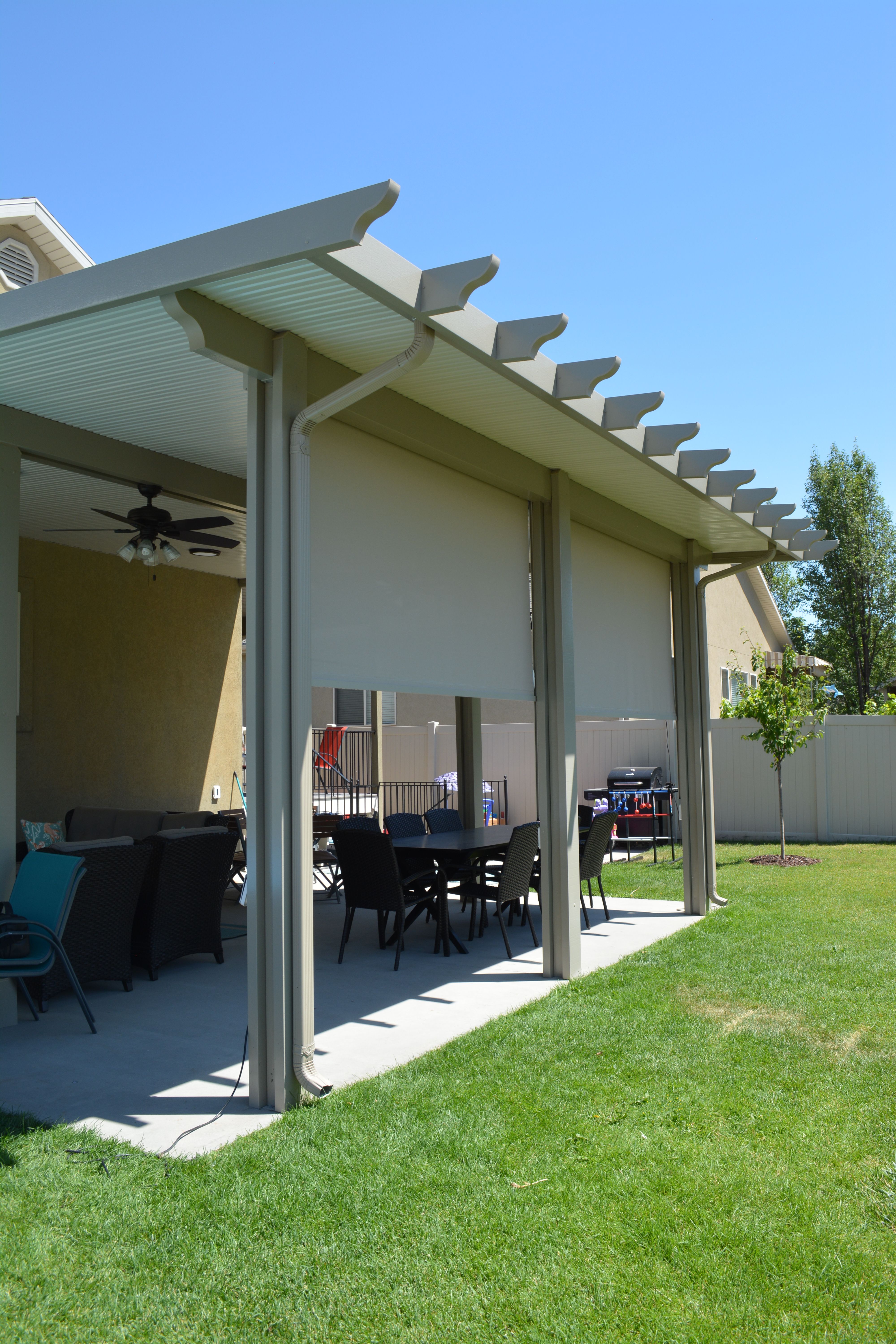 Roller Shades for Custom Built Awnings Salt Lake City Utah