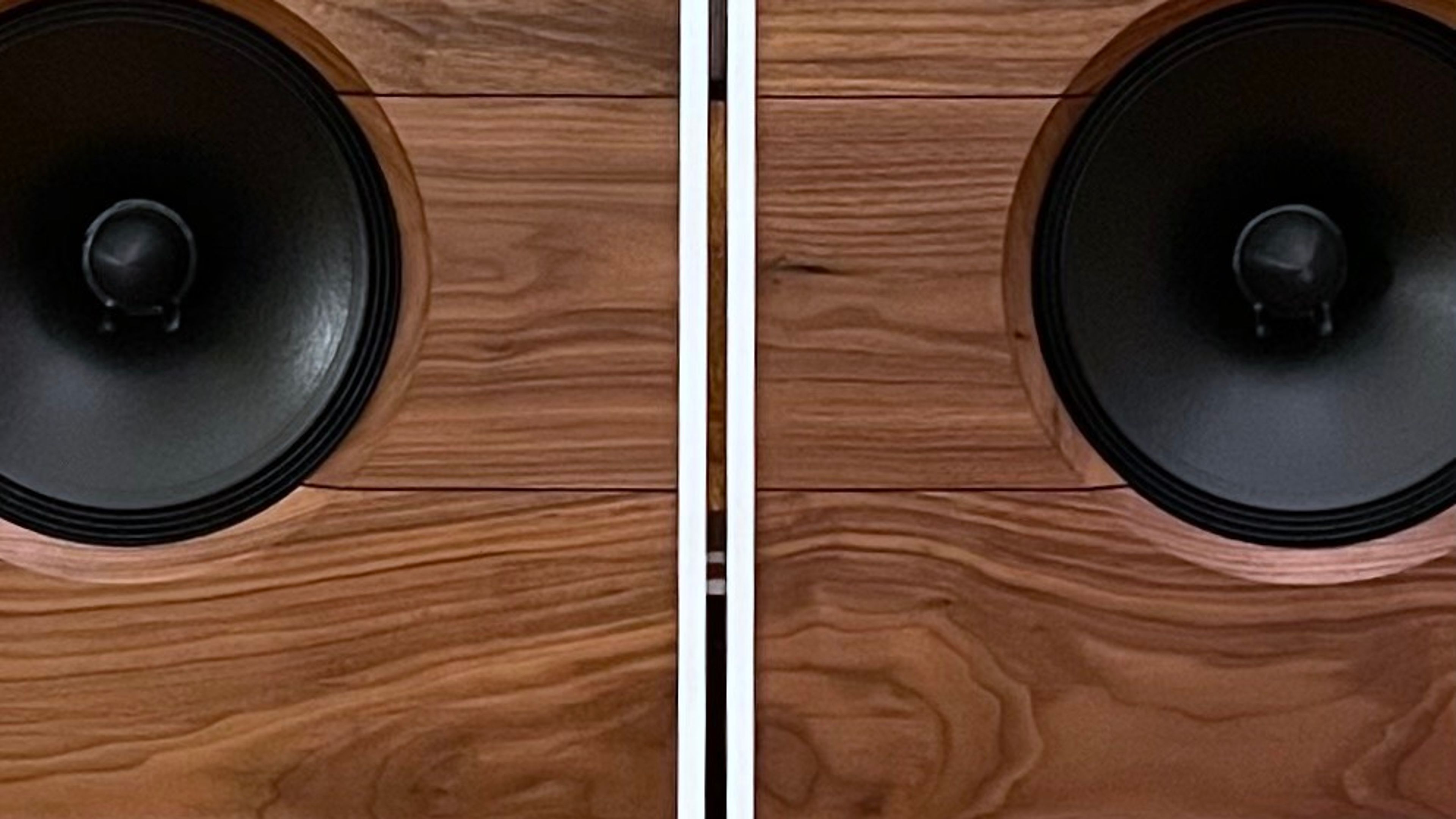 Walnut loudspeakers