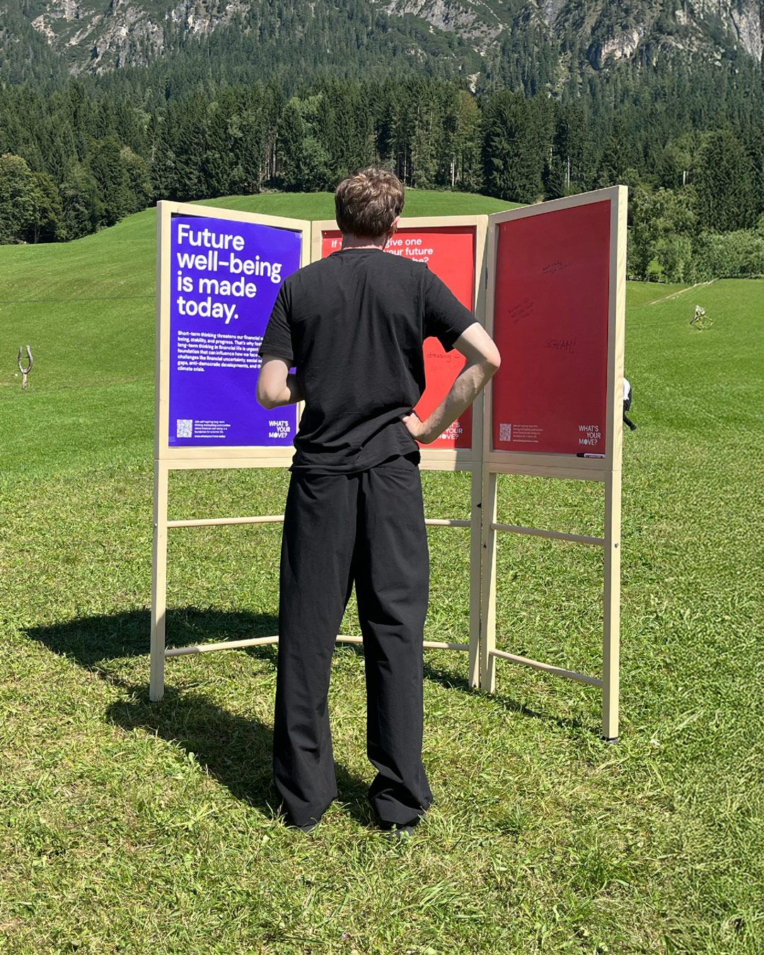 Wall of Moves in Alpbach