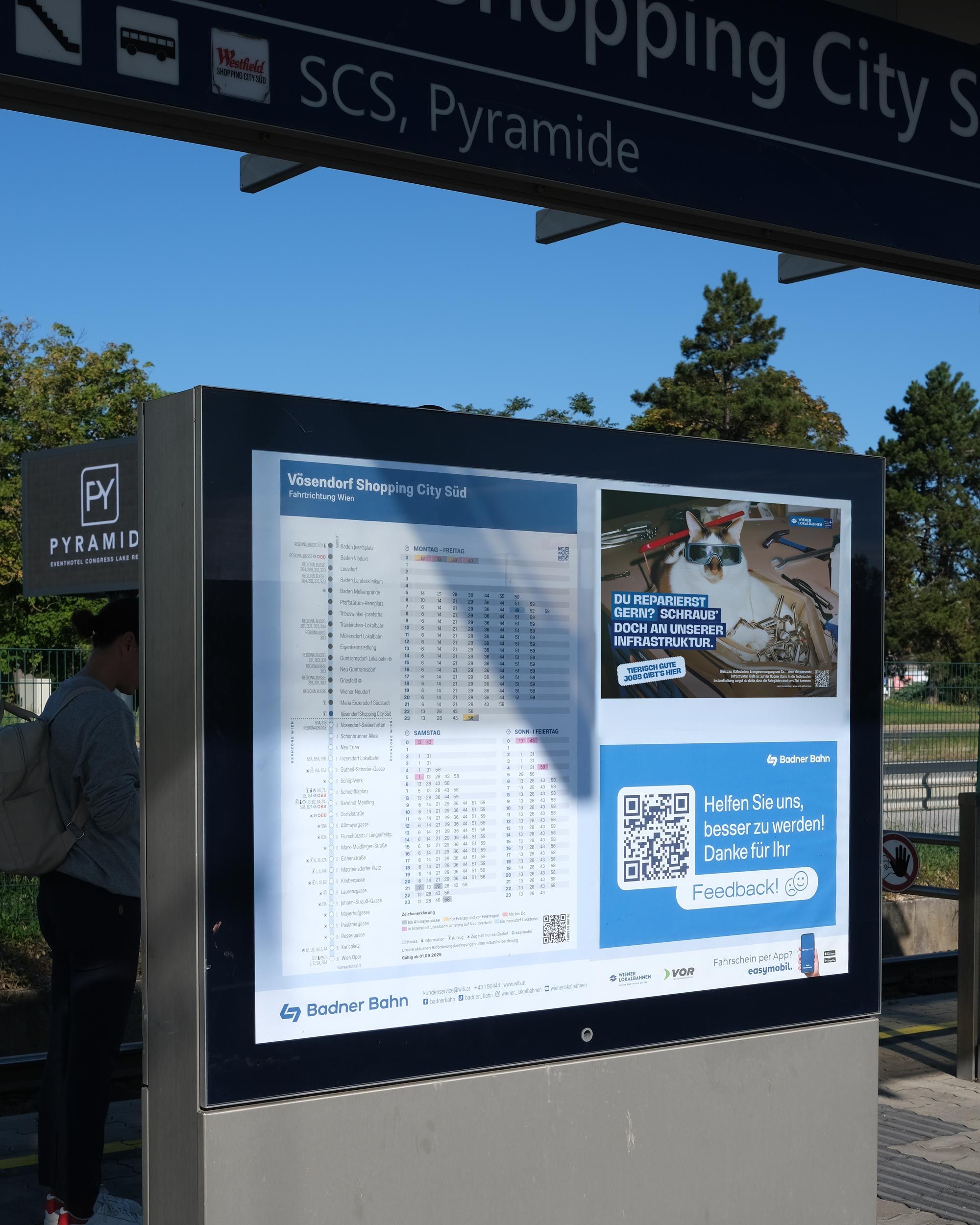 Bahnstation Fahrplan