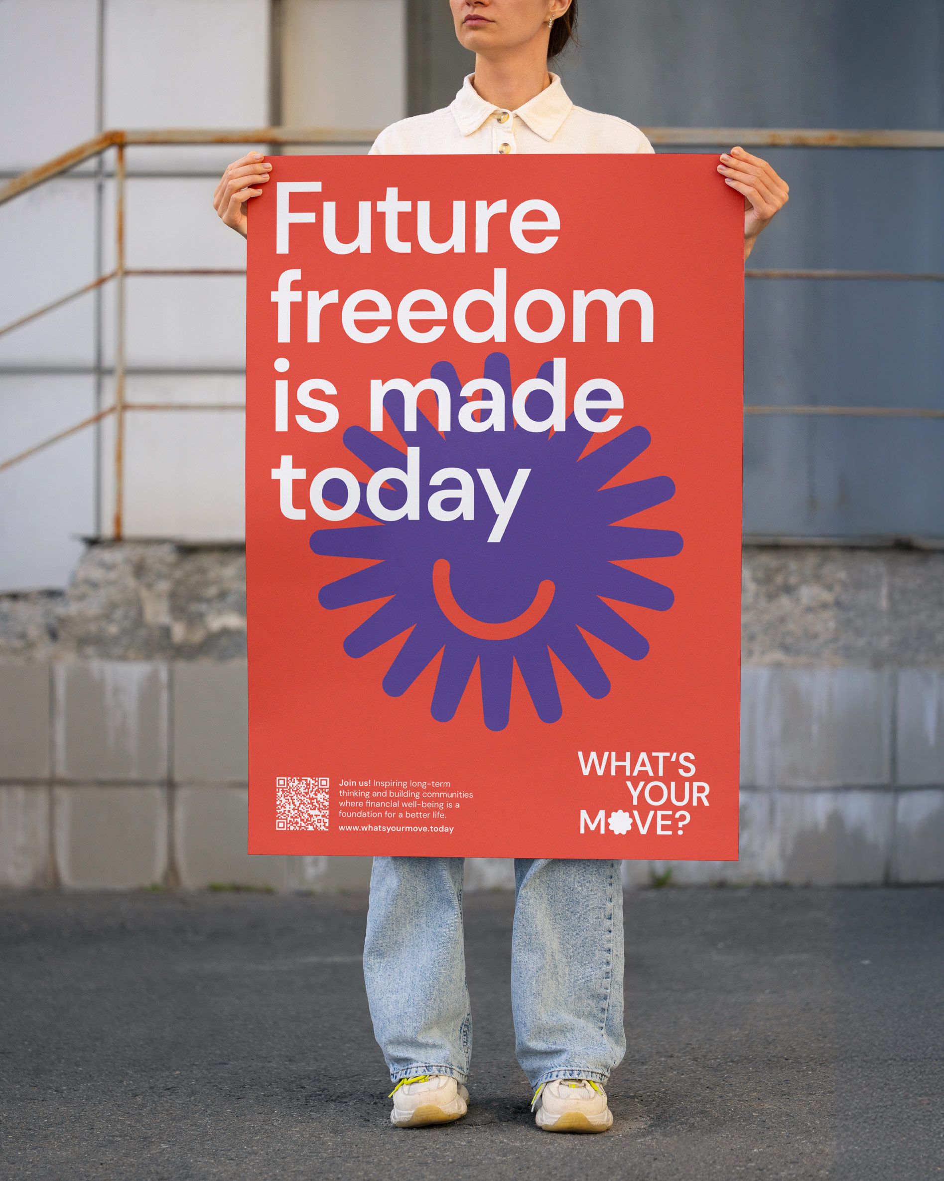 Poster outside at the street