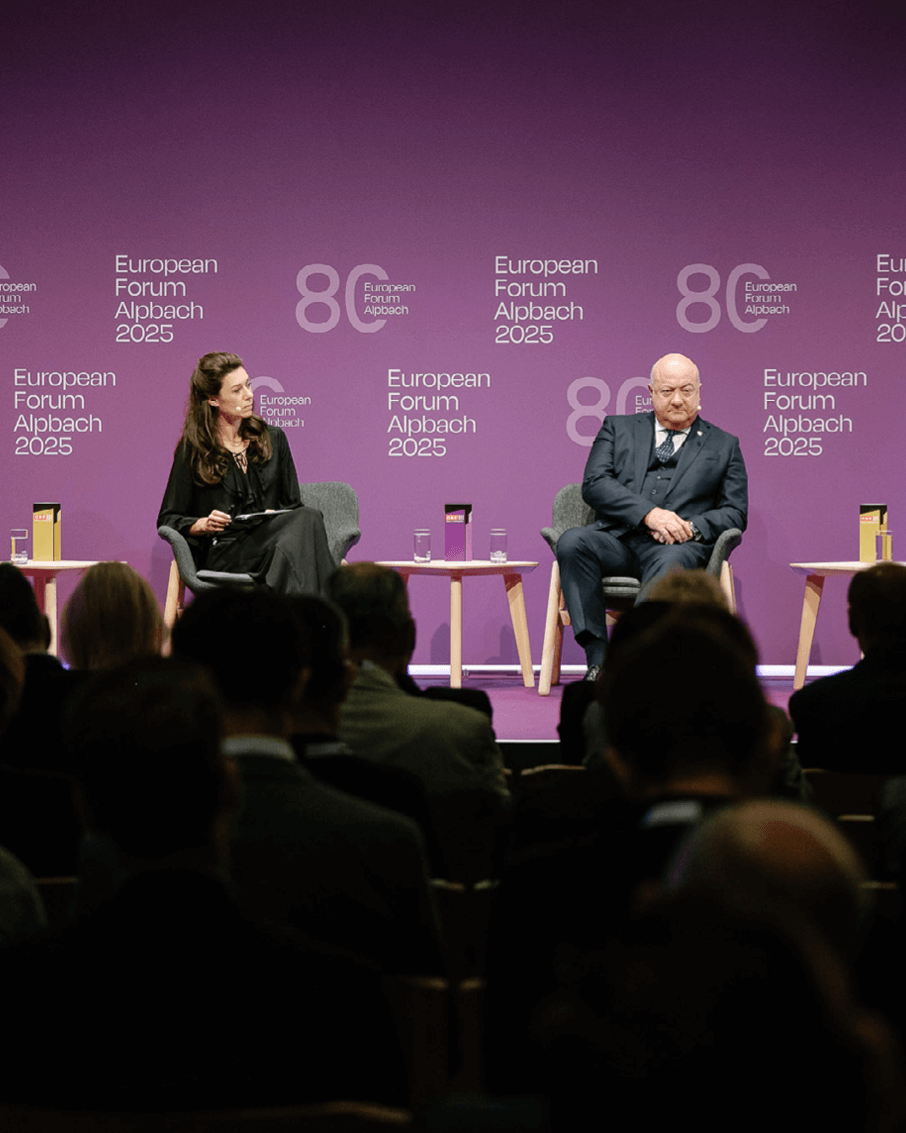 Stage European Forum Alpbach Christian Stocker Raffaela Schaidreiter
