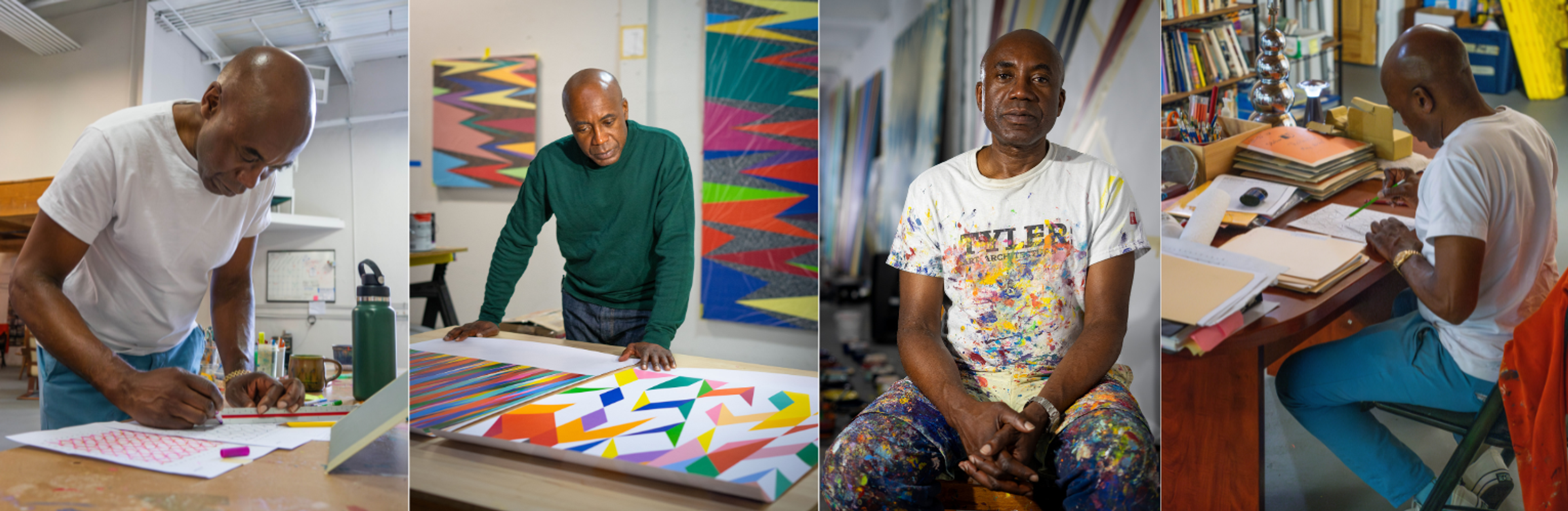 Odili Odita, a well-known artist connected to Philadelphia's vibrant creative community.