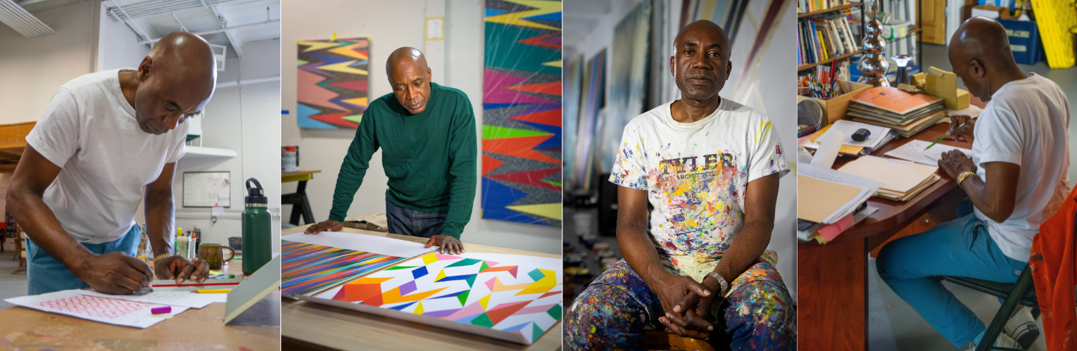 Odili Odita, a well-known artist connected to Philadelphia's vibrant creative community.