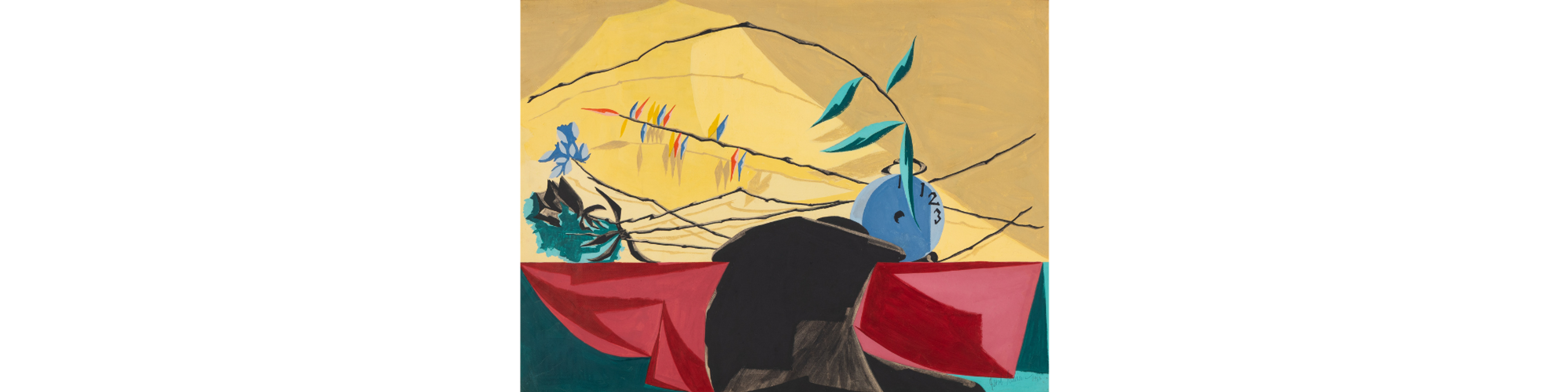 Lot 19 | Jacob Lawrence, Time, 1953 | Estimate $100,000 – 150,000