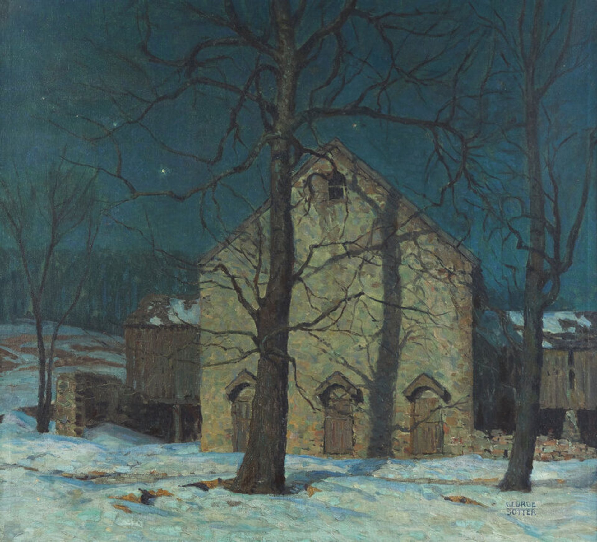Lot 94 | George William Sotter (American, 1879-1953) The Barn