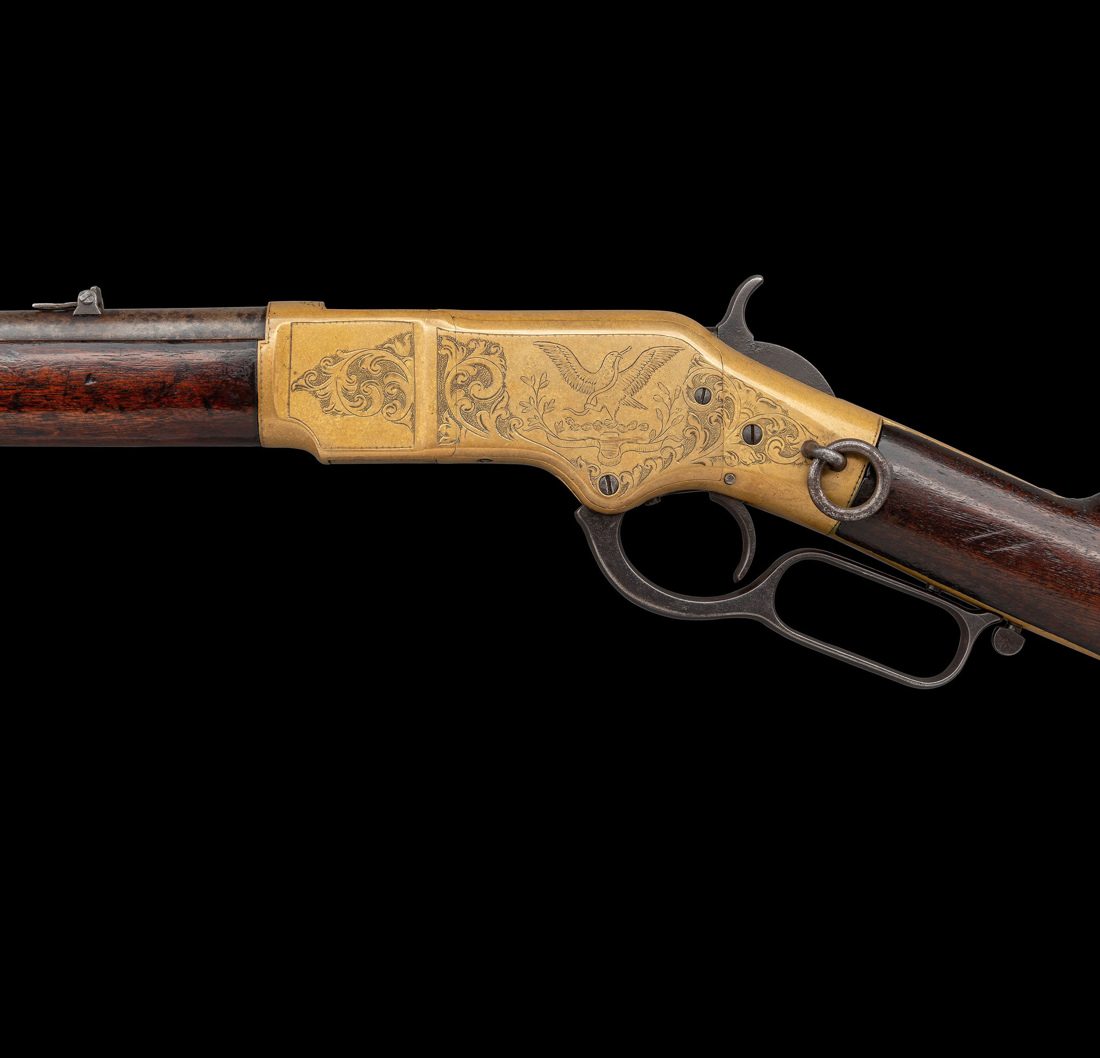 A Mexican “Eagle & Snake” Engraved Winchester | Presented in Arms, Armor and Militaria