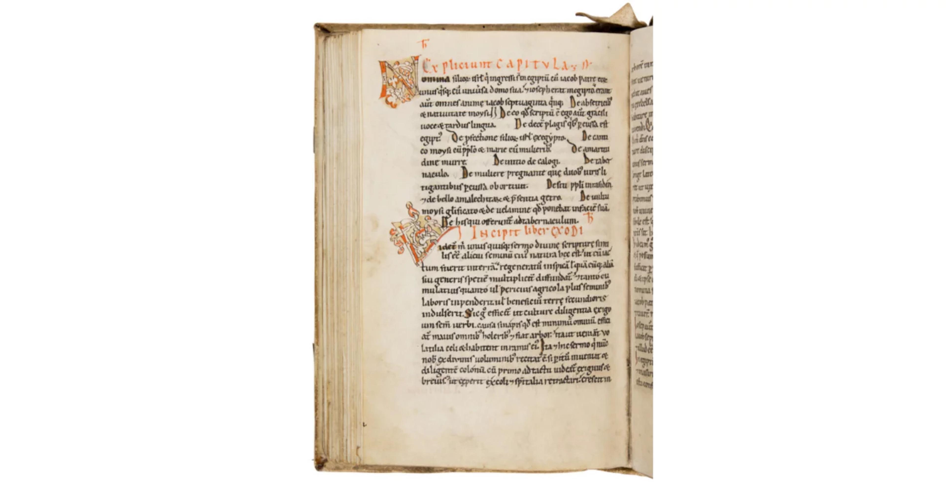 Lot 25 | ORIGEN OF ALEXANDRIA (c. 185–253) Homilia in Genesim, Homiliae in Exodum