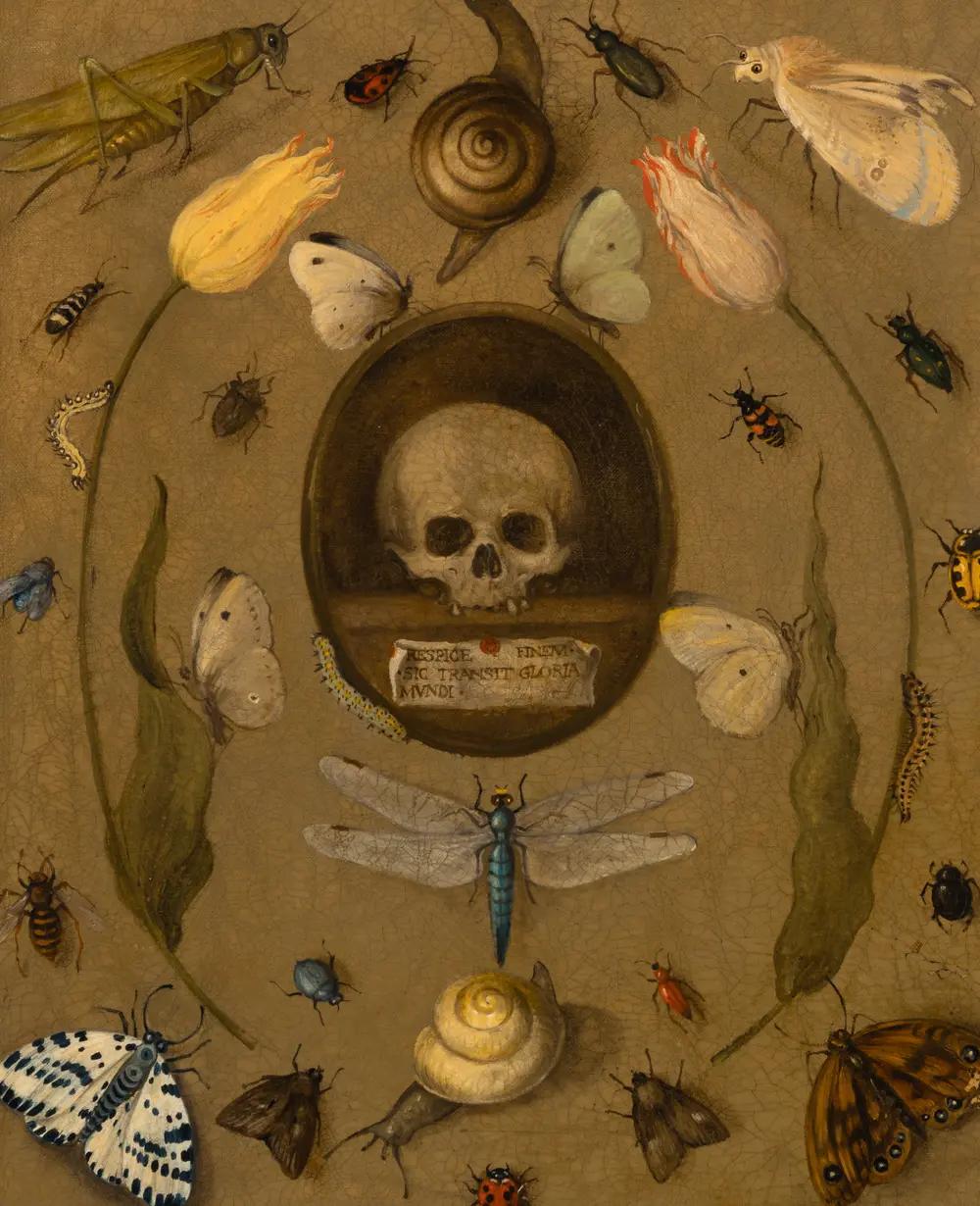 From Left to Right: Lot 2 | Follower of Joris Hoegfnagel (Flemish, 1542-1601) | Vanitas Still Life with Insects | Estimate: $2,000 - $3,000;
Lot 3 | Circle of Hercules Seghers (Dutch, c. 1590-c. 1638) | Vanitas Still Life with an Intaglio Ring | Estimate: $3,000 - $5,000