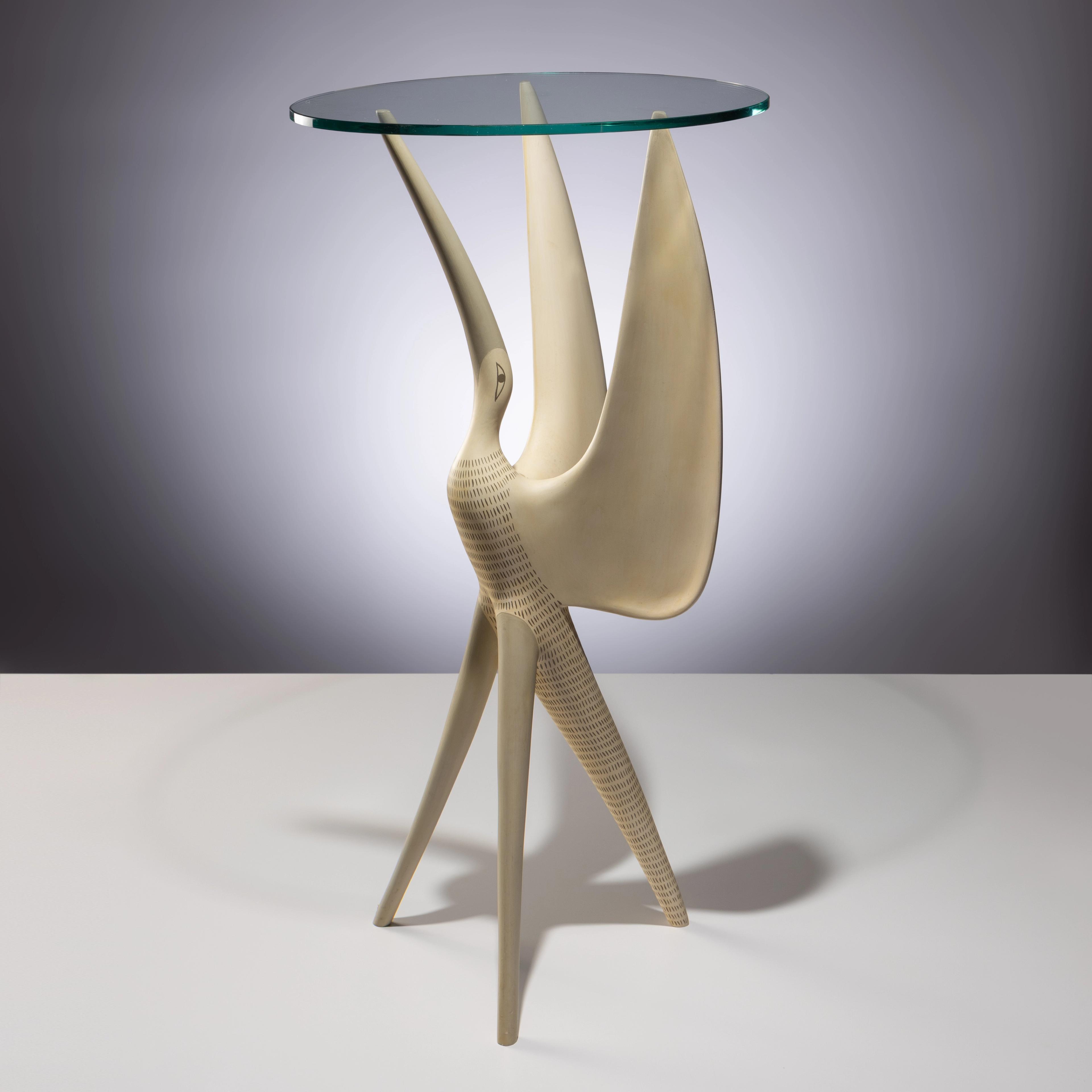 Lot 229 | Judy Kensley McKie, Table with Bird, 1982 | Estimate: $15,000–25,000
