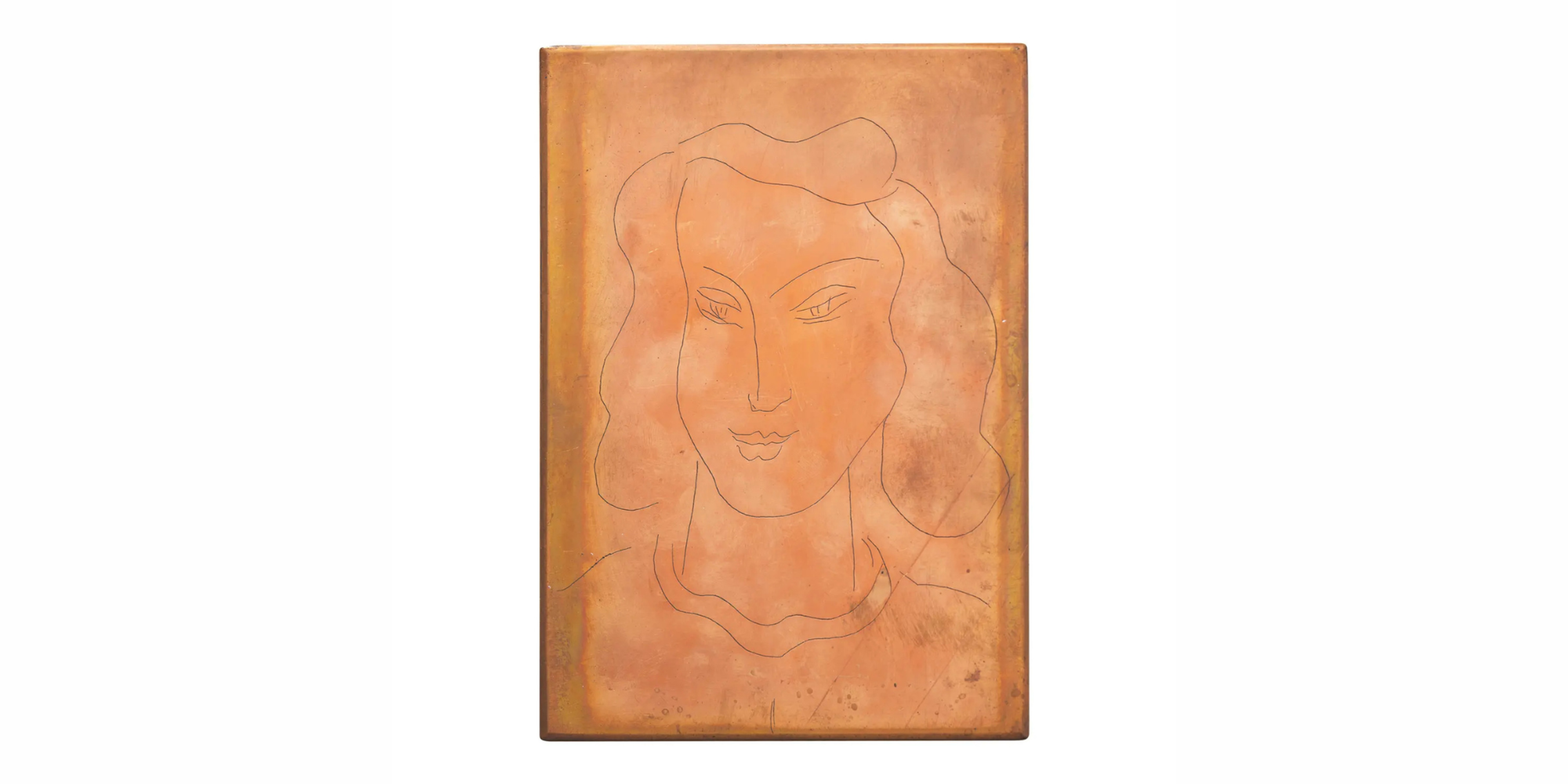 Lot 124: Henri Matisse, Visage aux Yeux fixés vers le Sol (1946)