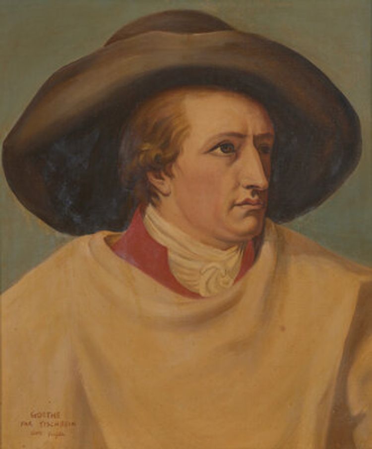 Lot 142 | Léonard Tsuguharu Foujita (French/Japanese, 1886-1968) Portrait of Goethe (After Tischbein) | Estimate: $8,000 - 12,000