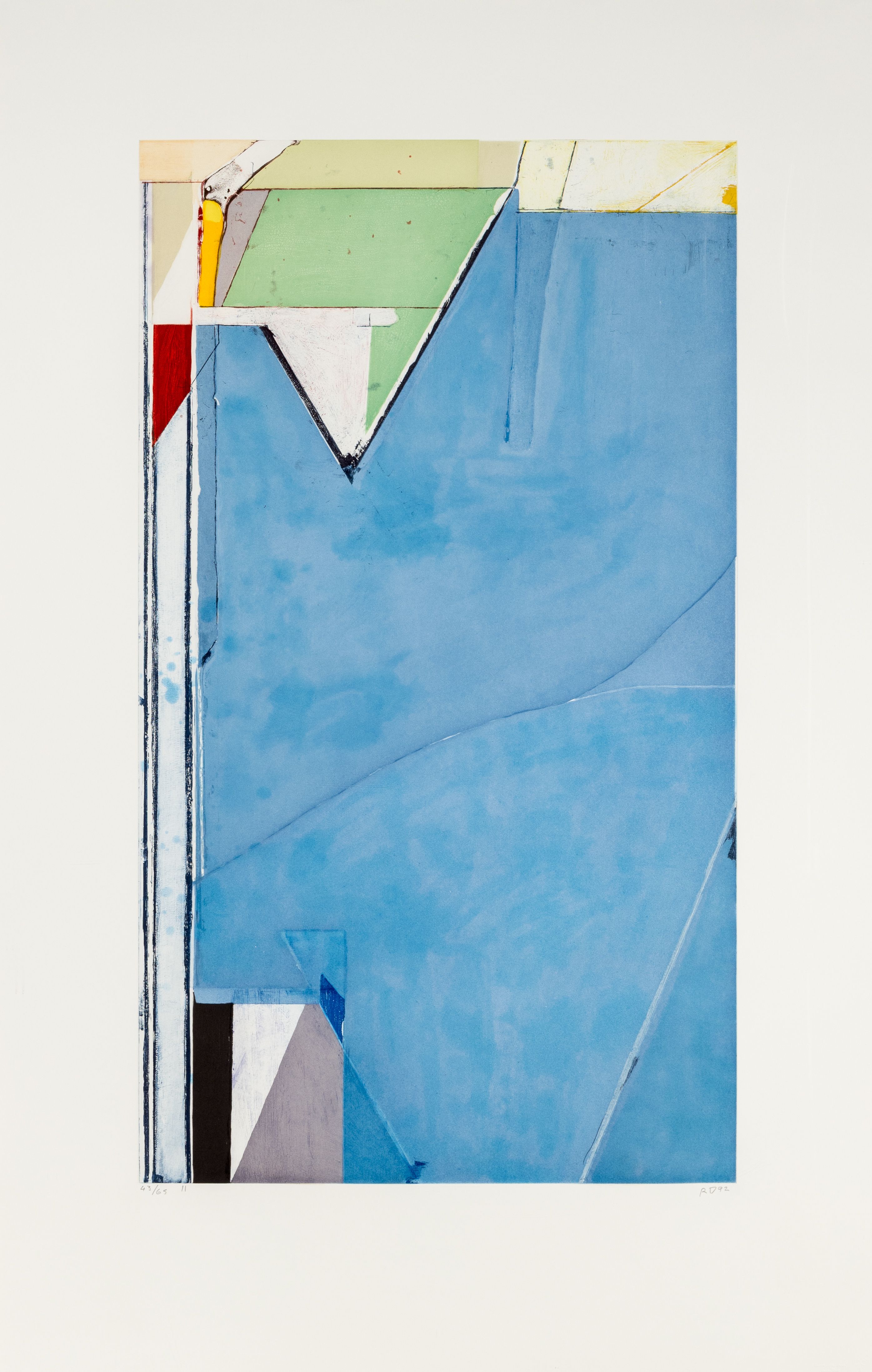 Lot 105 | Richard Diebenkorn (American, 1922-1993) | High Green, Version II, 1992 | Estimate: $100,000 - $150,000
