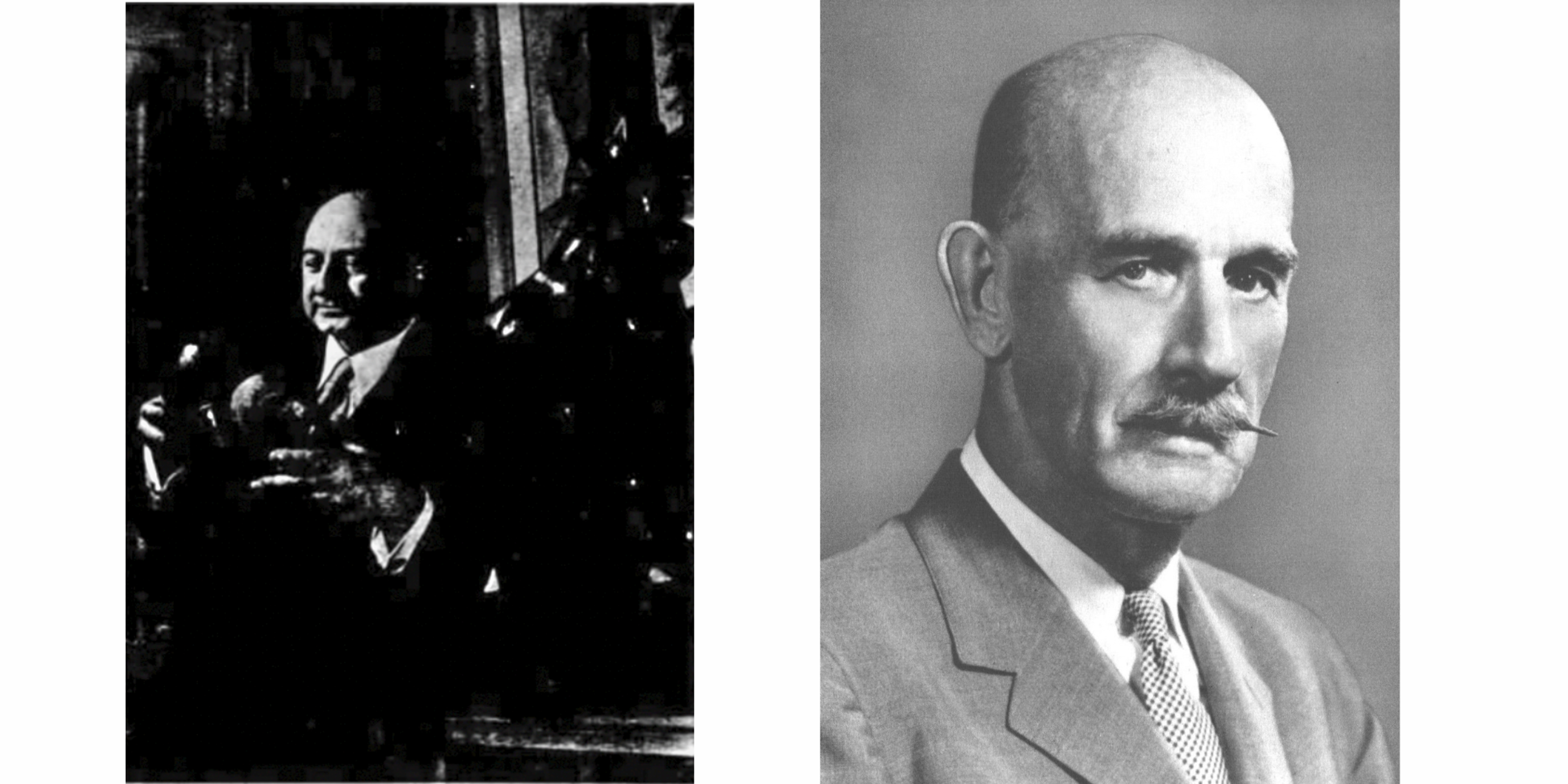 Left: Portrait of Bernard M. Davis (1892-1973), as published in The Philadelphia Inquirer, April 4, 1952.