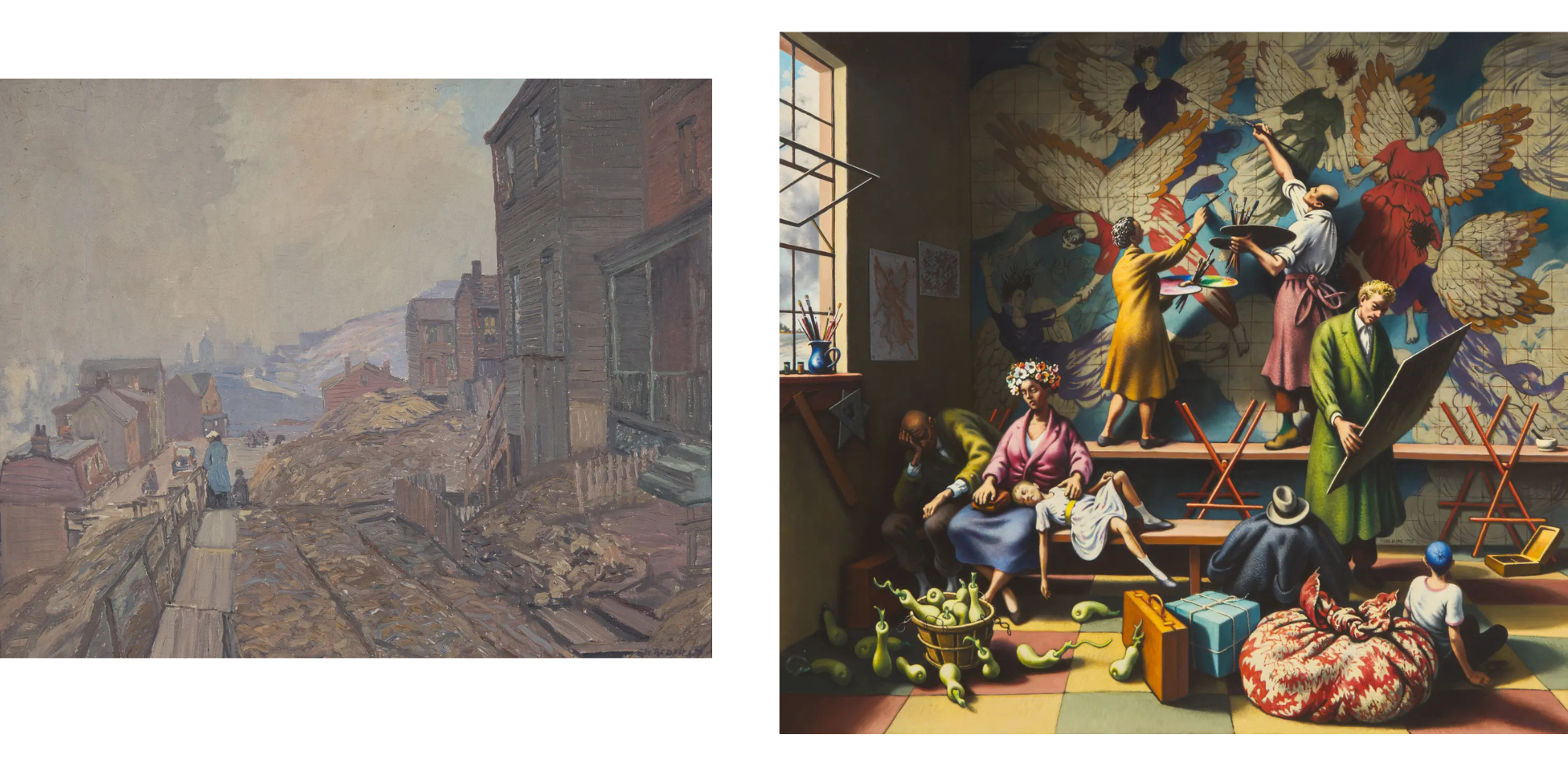 From Left to Right:
Lot 119 | Edward Willis Redfield (1869-1965) | Overlooking Soho, Pittsburgh, 1918 | $100,000 – 150,000