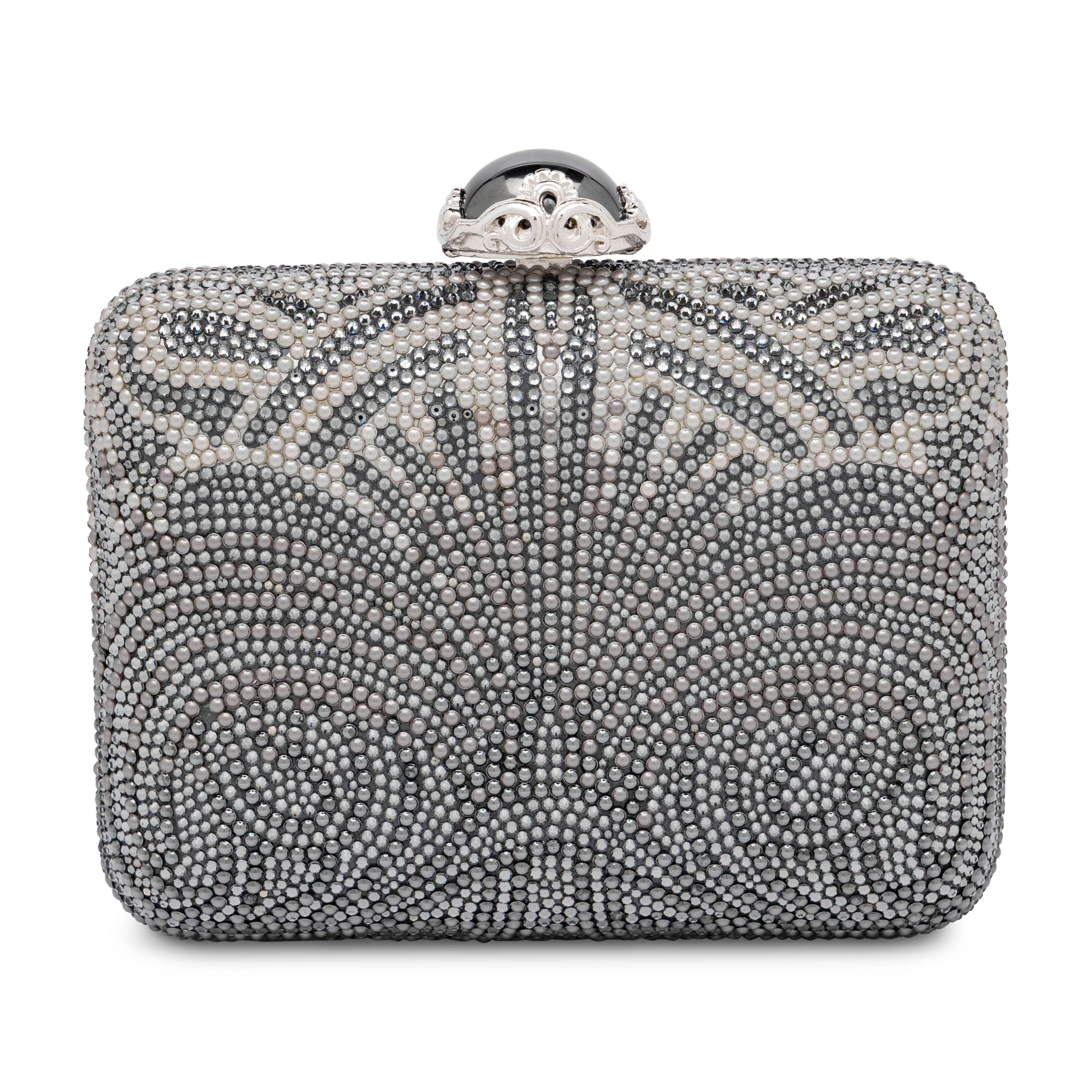 Lot 215 | Judith Leiber, Art Deco-Embellished Minaudière | Estimate $300 – 500