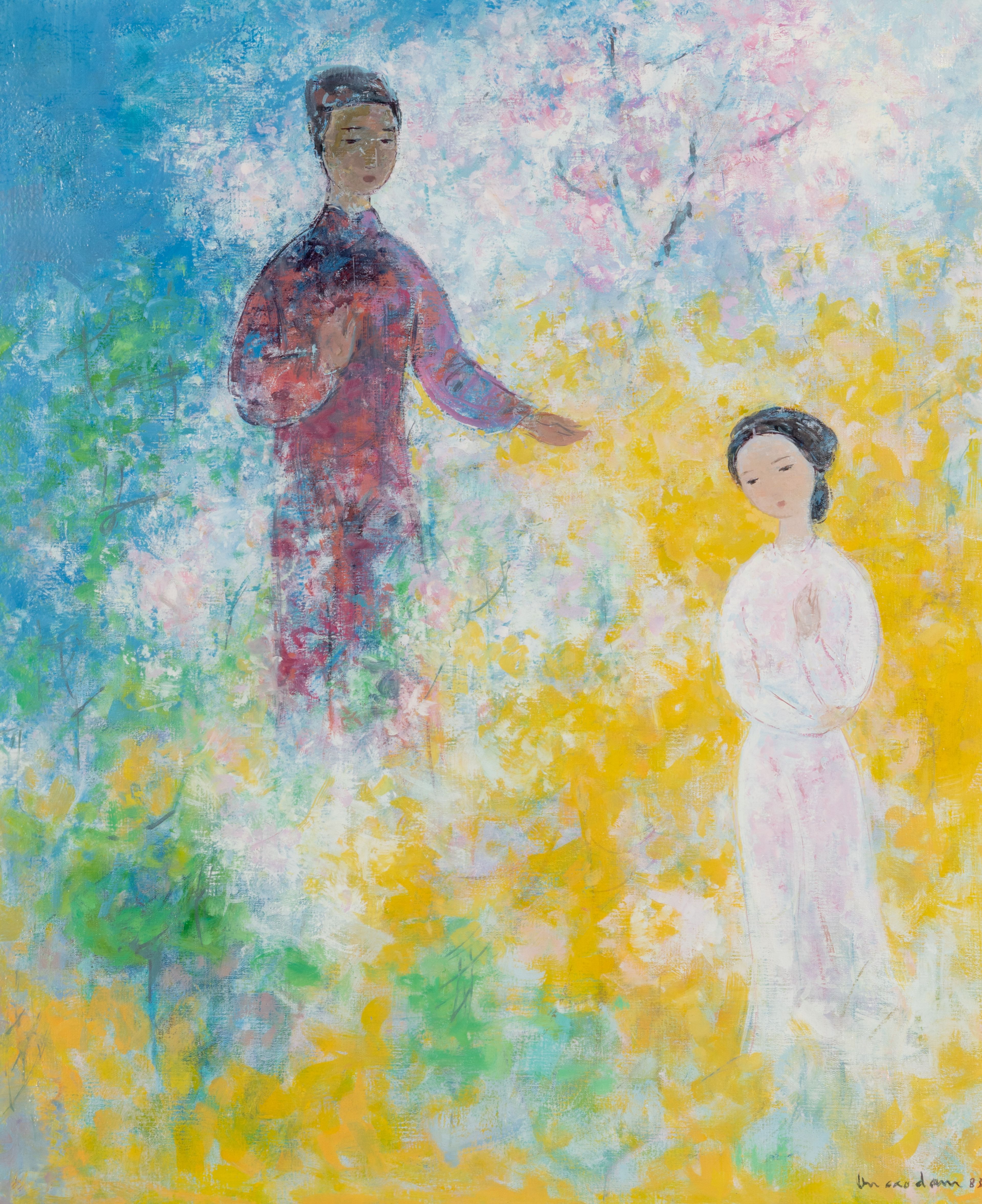 Lot 3| Le Printemps, 1983, Vũ Cao Đàm (French/Vietnamese, 1908-2000)