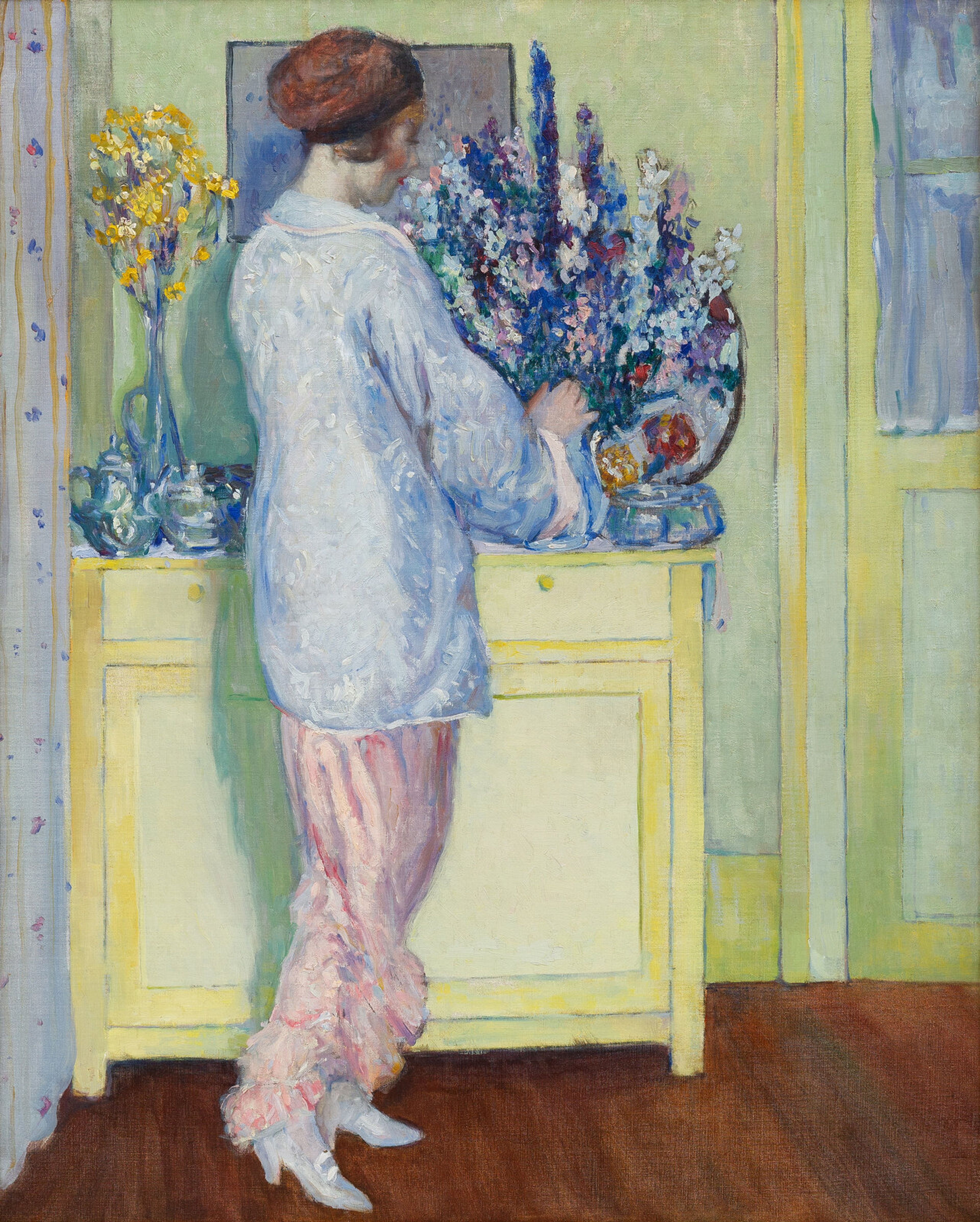 Frederick Carl Frieseke (American, 1874-1939) The Yellow Room