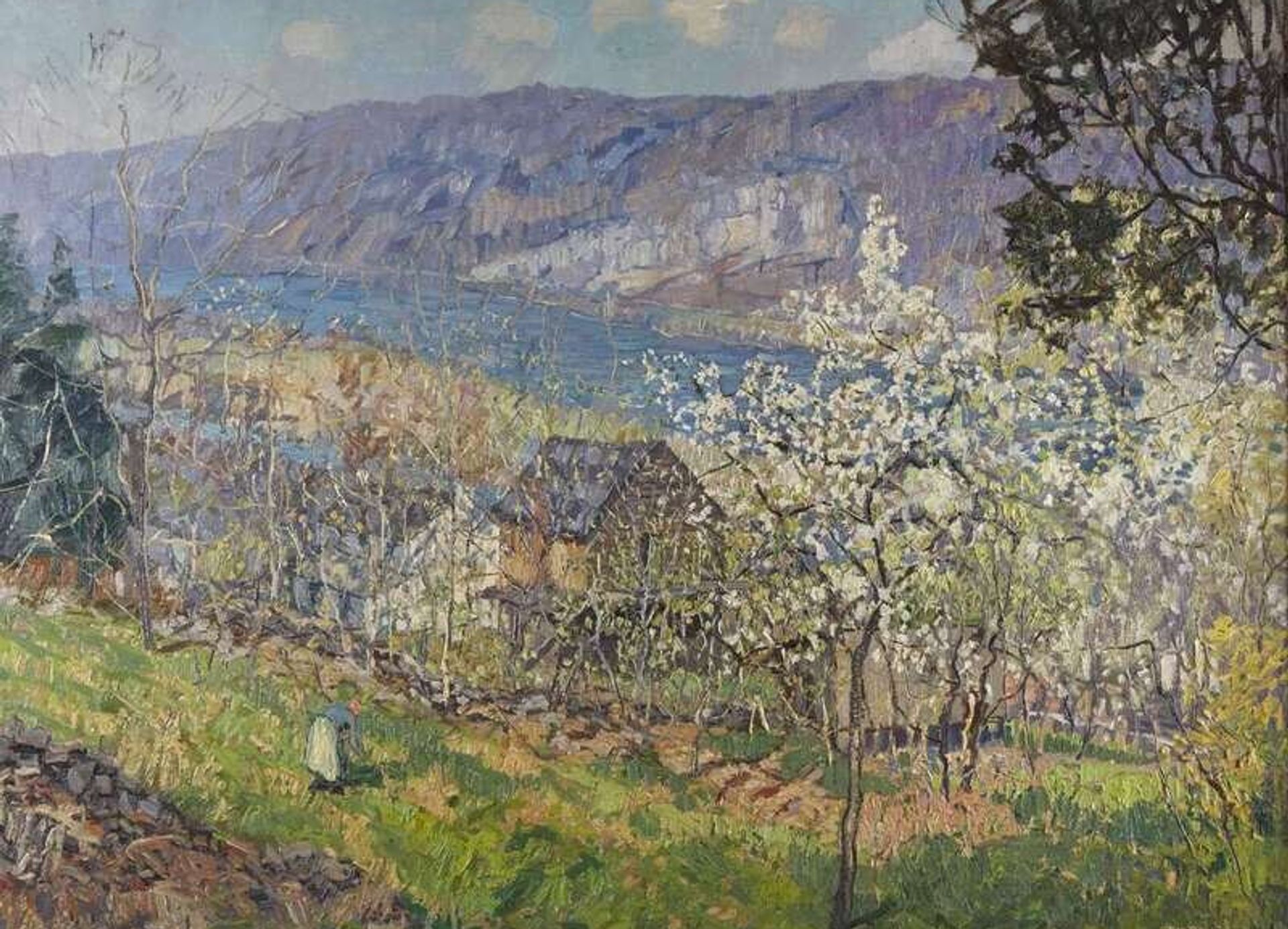 Edward Willis Redfield (American, 1869–1965) Spring at Point Pleasant on the Delaware River