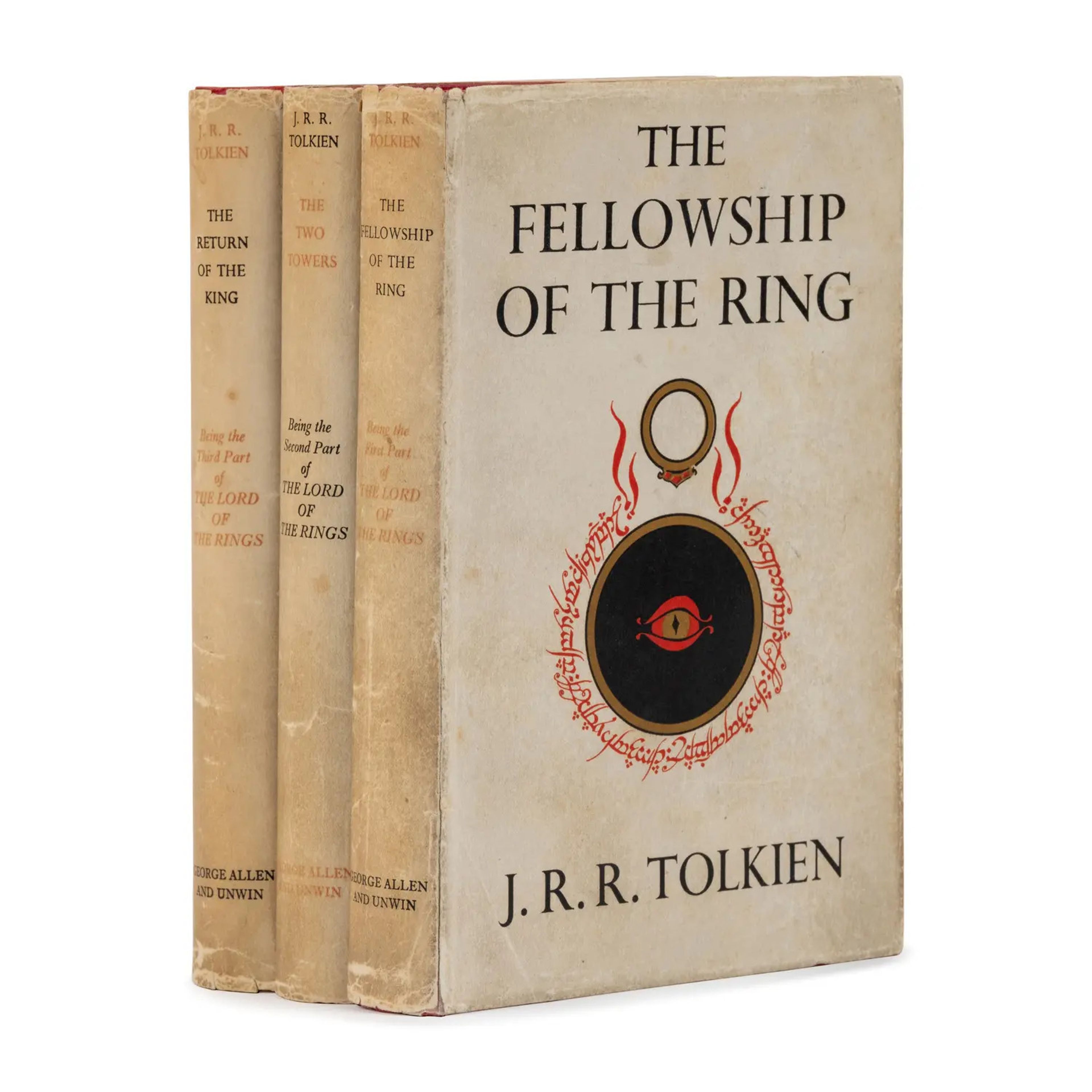 Lot 208 | J.R.R. Tolkien The Lord of the Rings trilogy | Estimate: $15,000–20,000