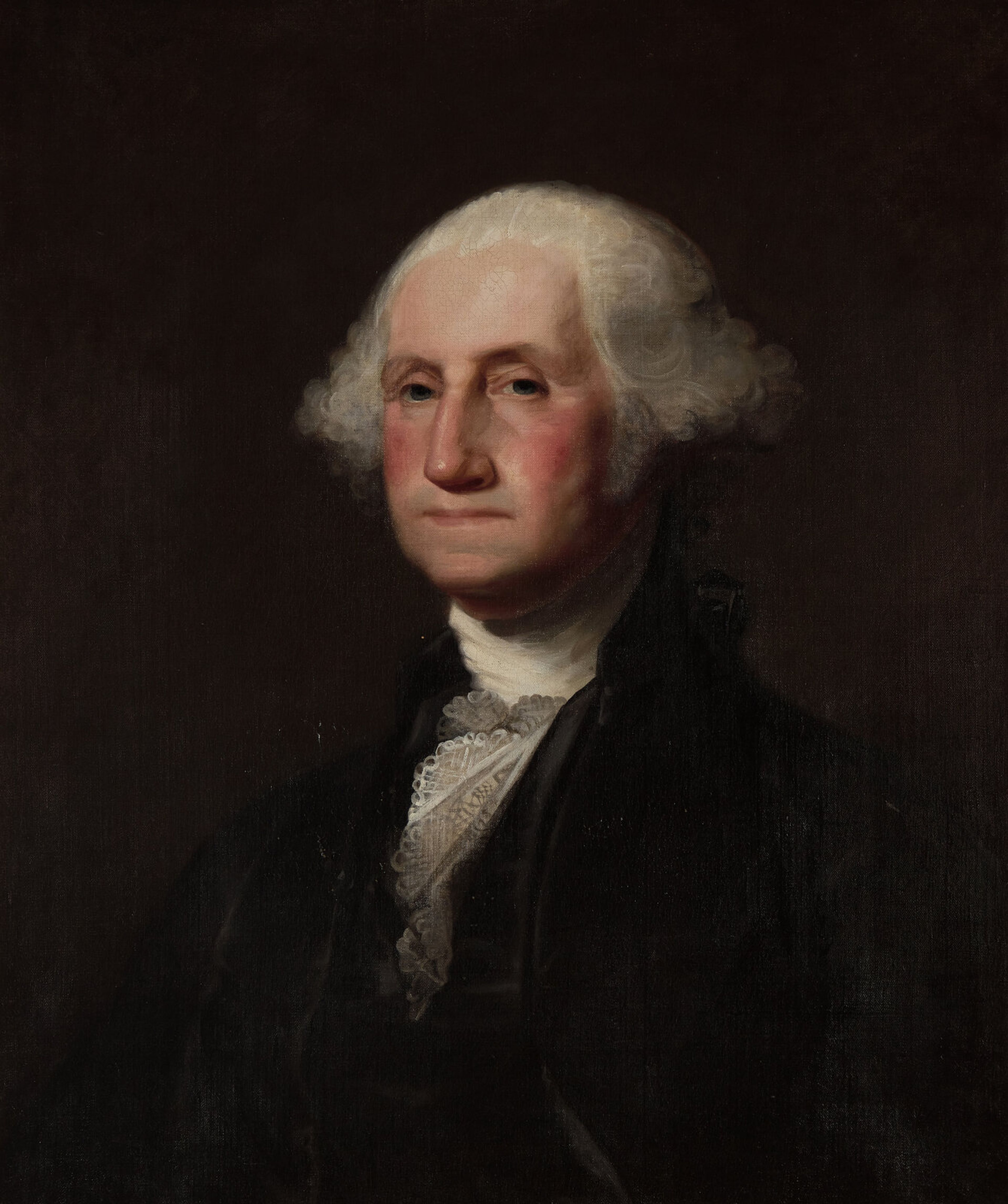 Gilbert Stuart (American, 1755-1828) and Studio, A Portrait of George Washington: Athenaeum Type, Boston, circa 1820 (Est. $100,000-$200,000). 
