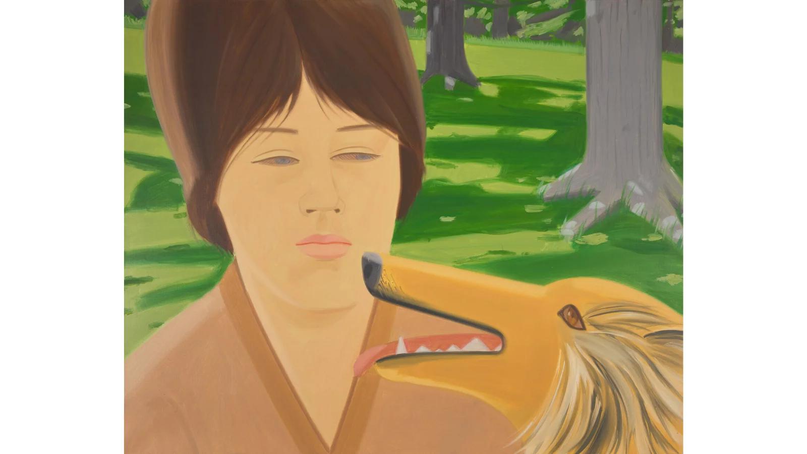 Alex Katz, Trishie and Laddy (Lady), 1975 | Estimate $600,000 – 800,000