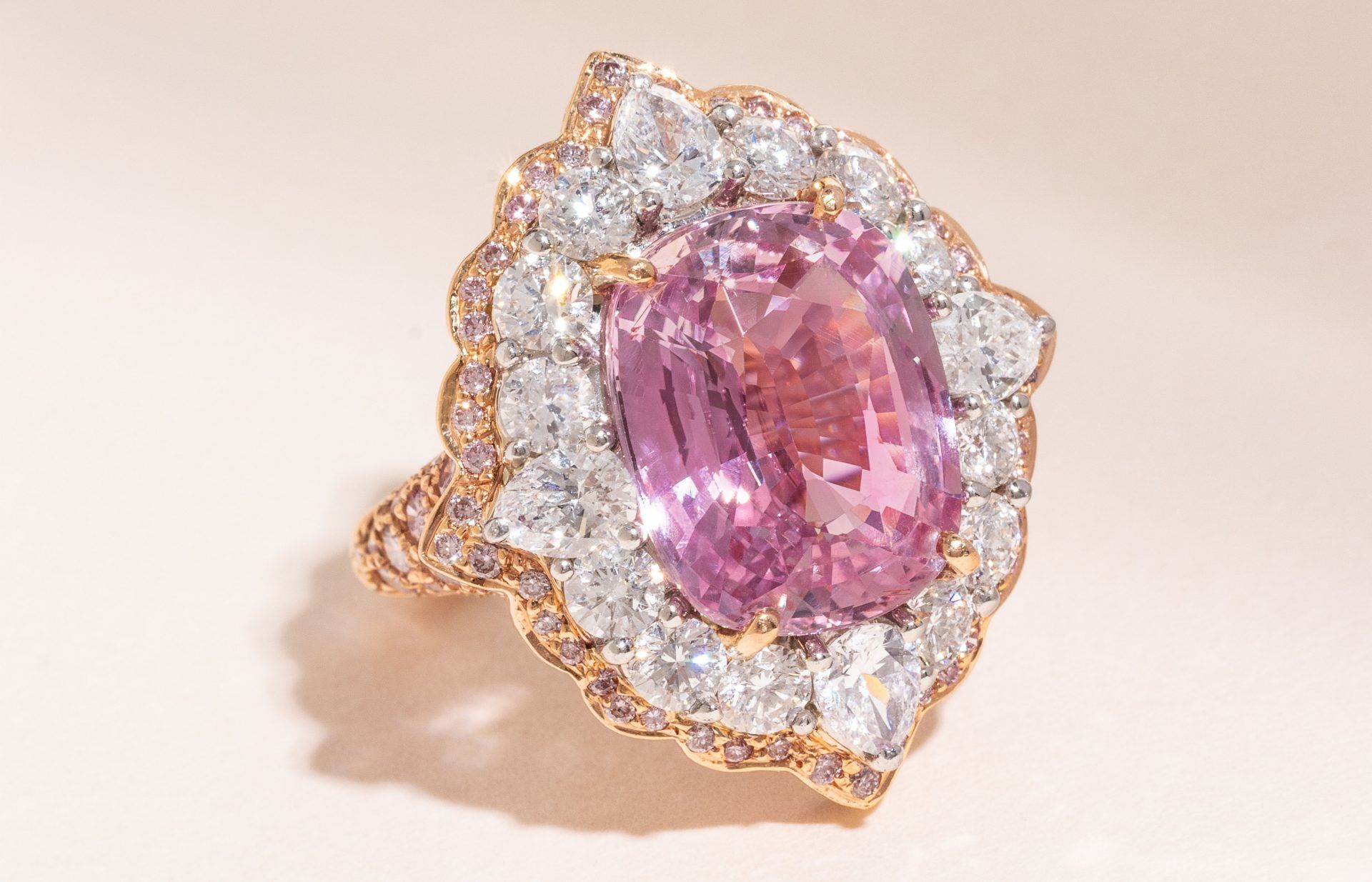 Padparadscha Sapphire Among Hindman May Important Jewelry Auction Highlights