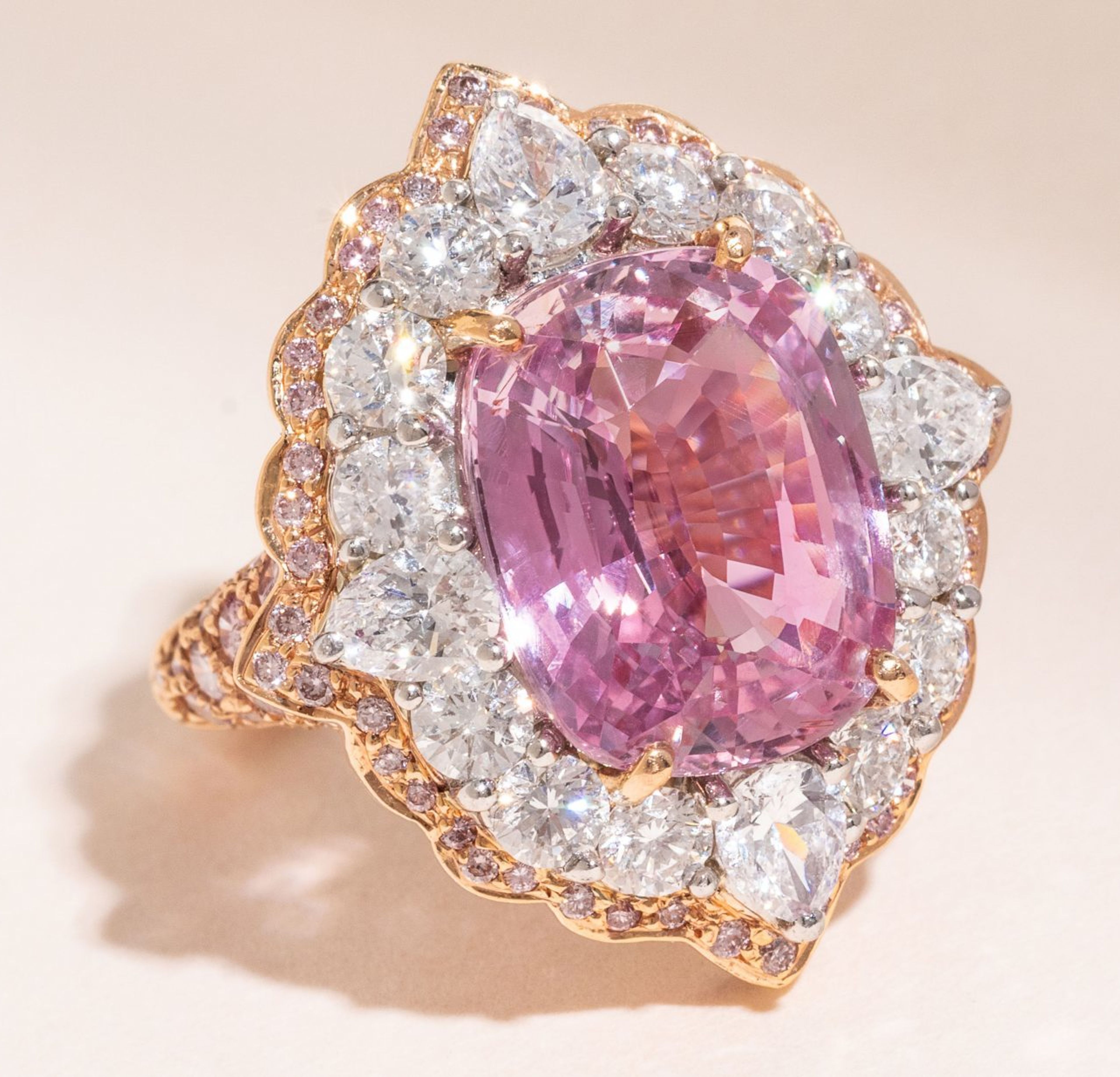 Padparadscha Sapphire Among Hindman May Important Jewelry Auction Highlights