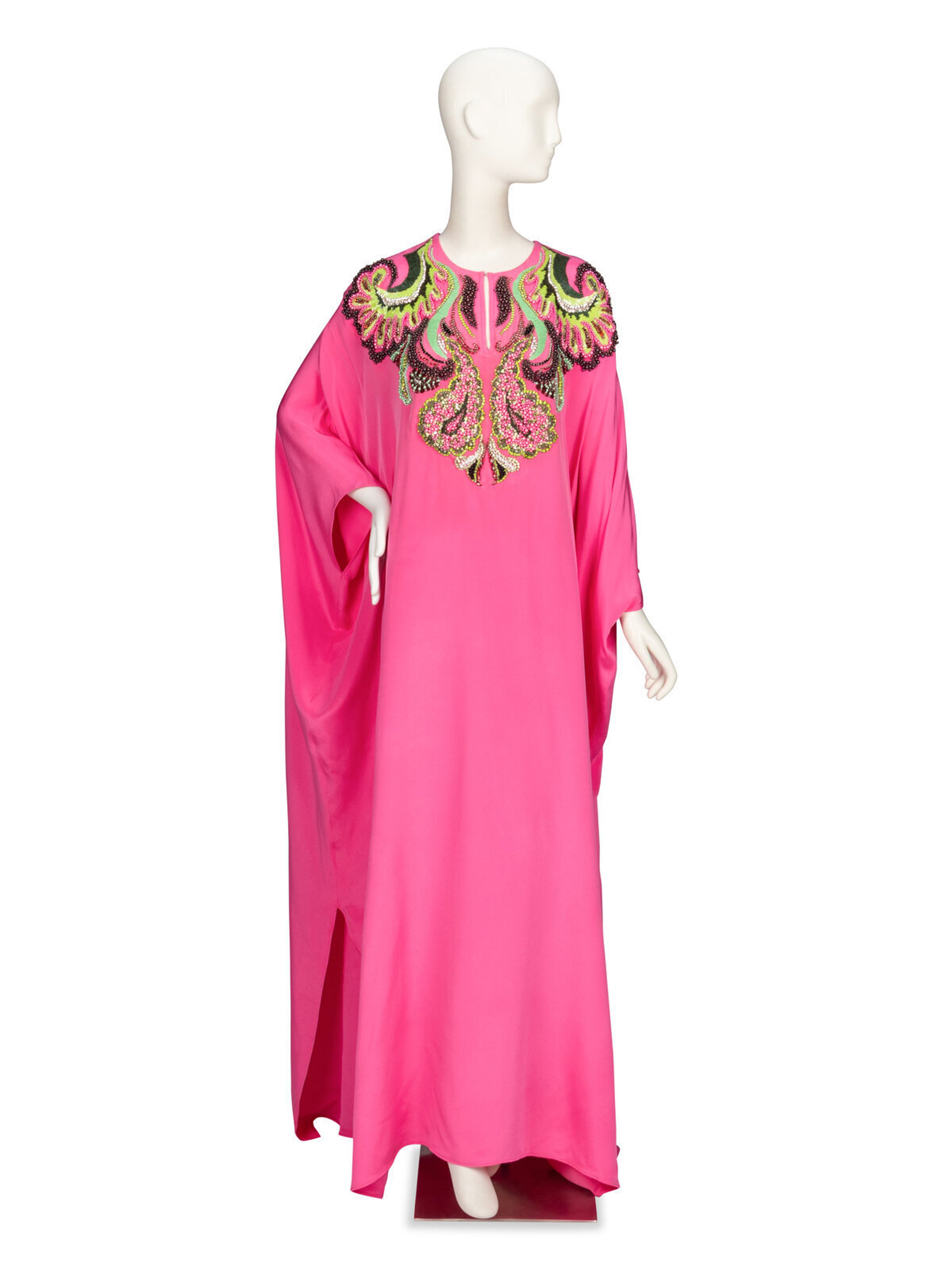 TO BE OFFERED NOVEMBER 18, CHICAGO  Emilio Pucci, Pink Heavily Beaded Kaftan  $400-600