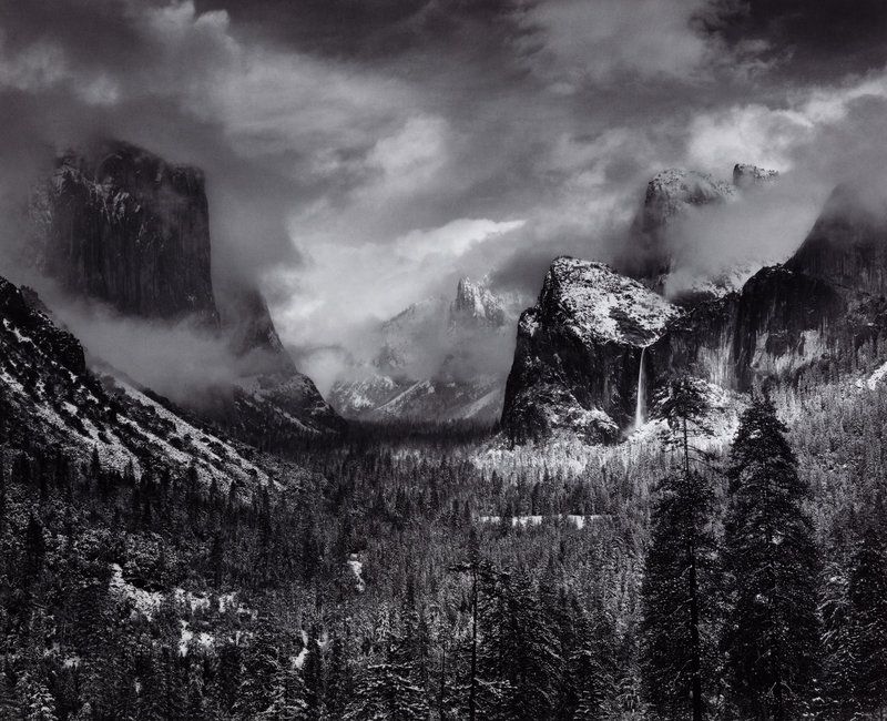 Ansel Adams (1902-1984) Clearing Winter Storm, Yosemite National Park, c. 1937