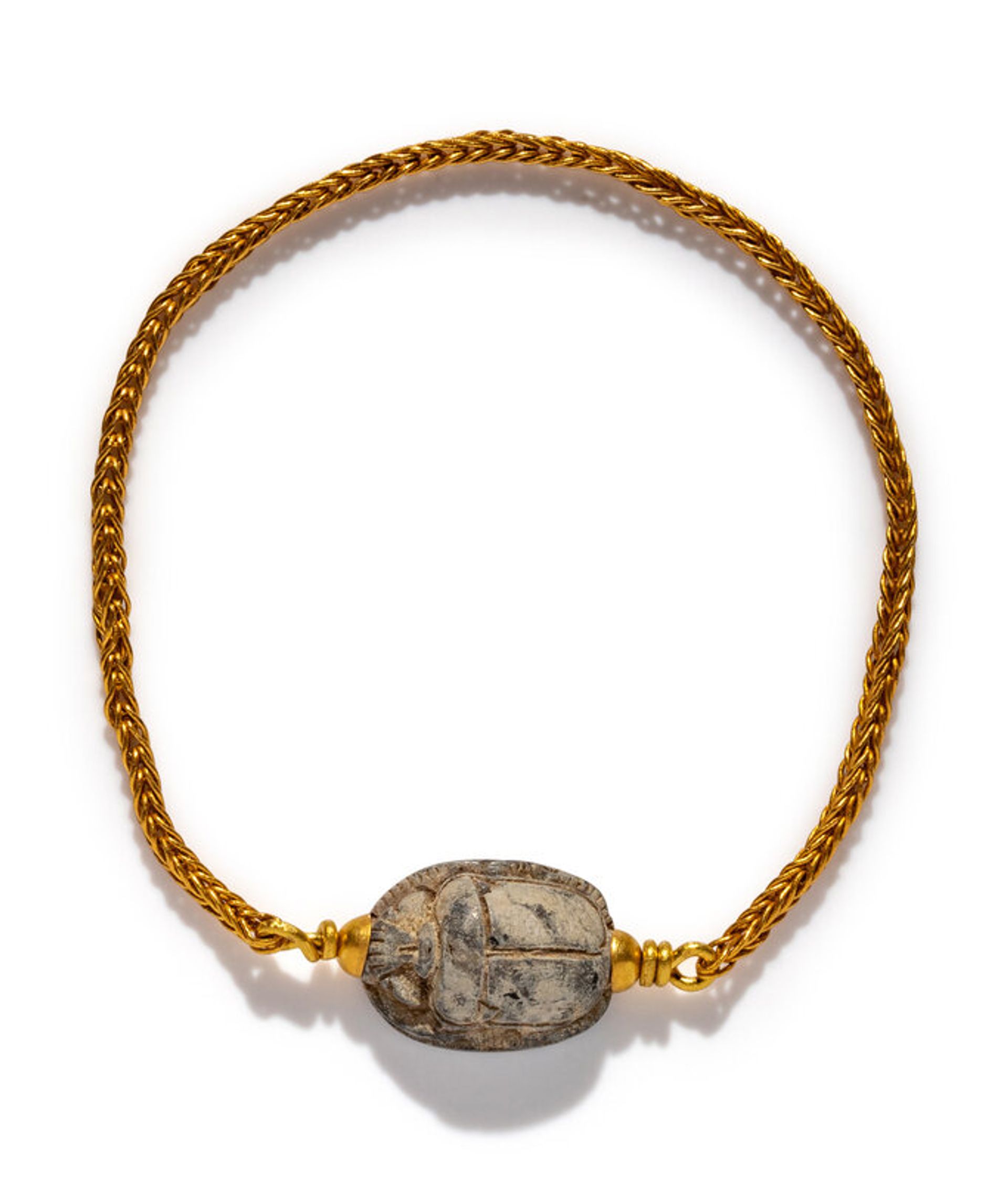 Lot 32 | An Egyptian Steatite Scarab | Estimate: $1,000 - 2,000