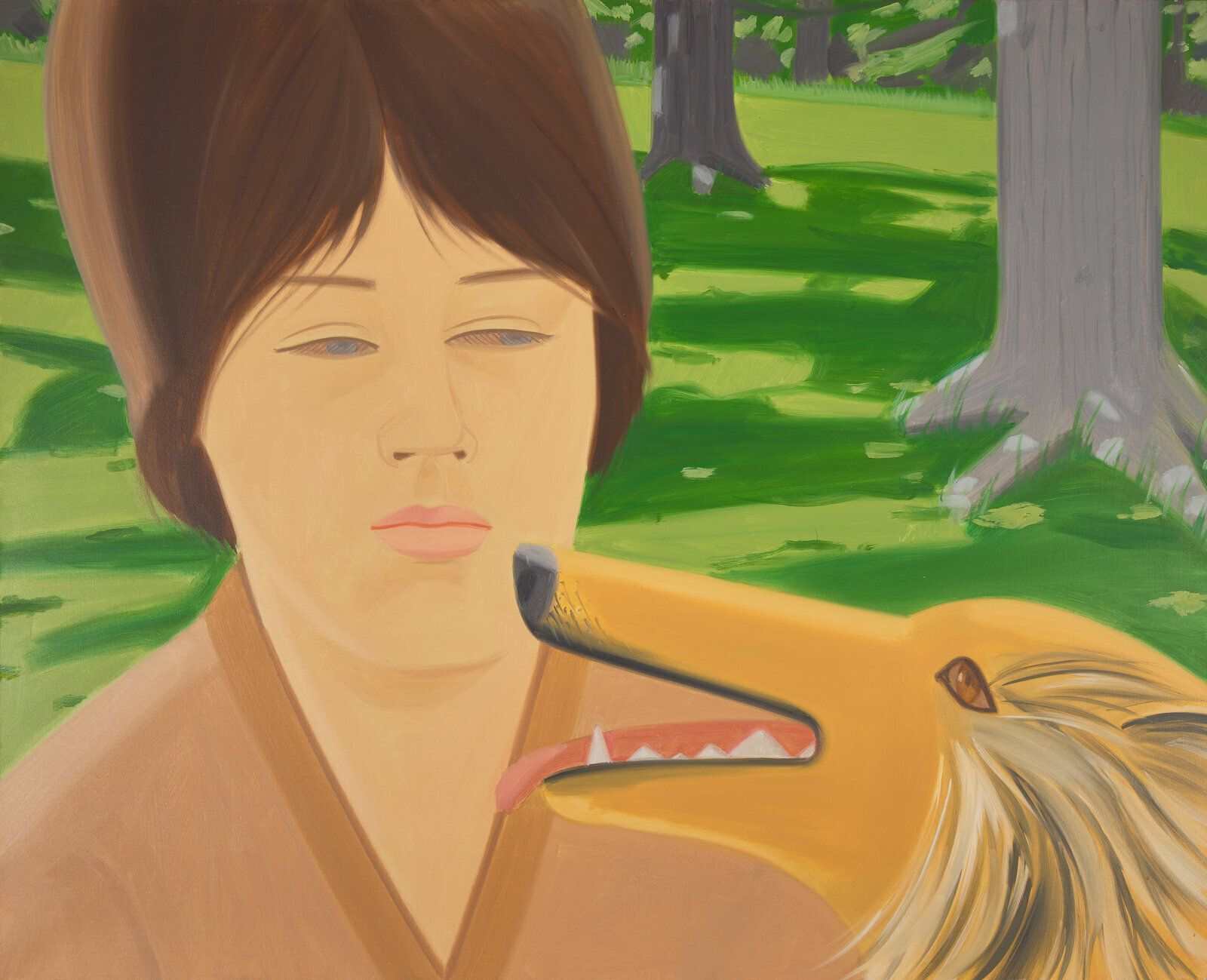 Trishie and Laddy (Lady), 1975 by Alex Katz