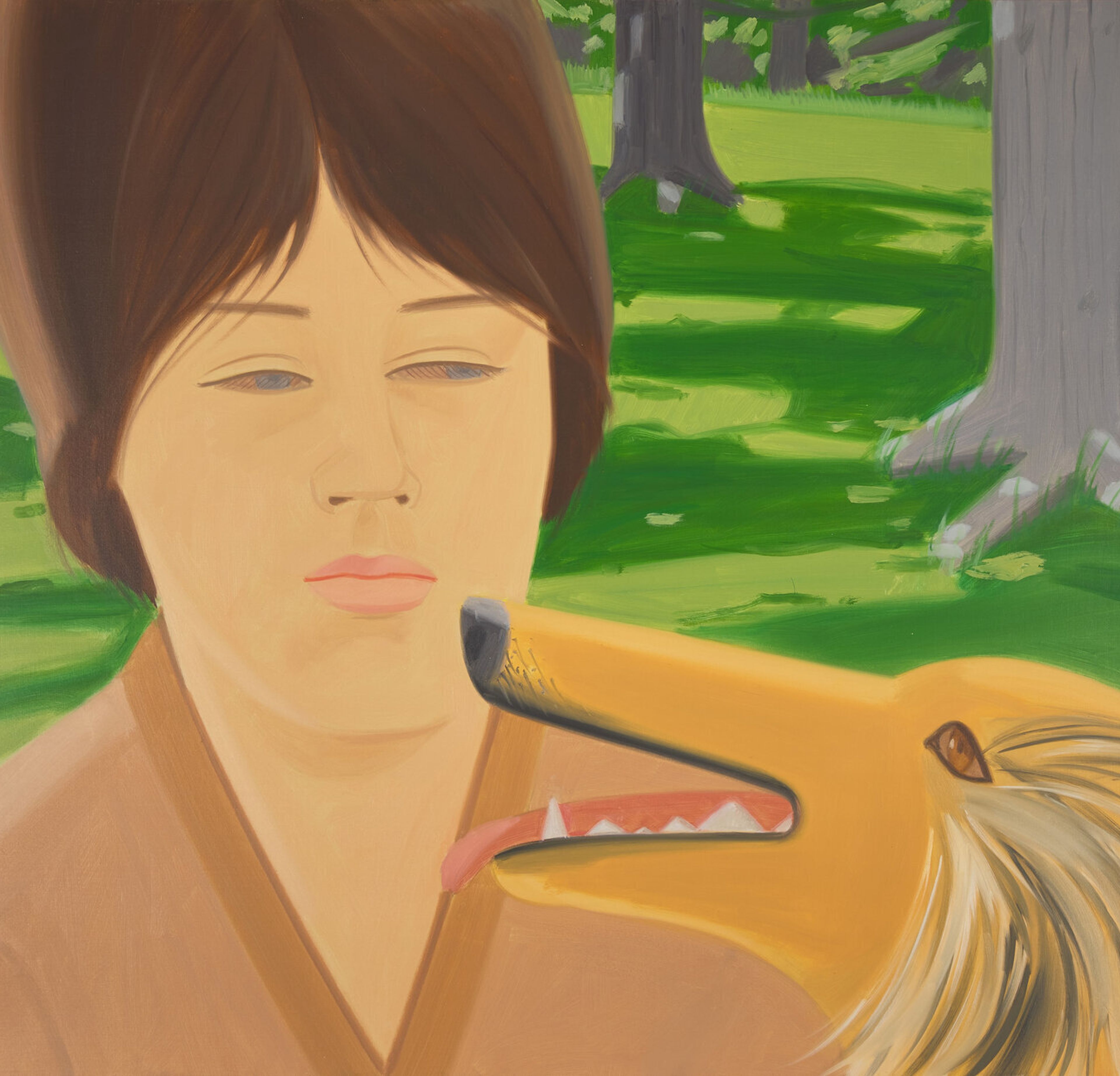 Trishie and Laddy (Lady), 1975 by Alex Katz