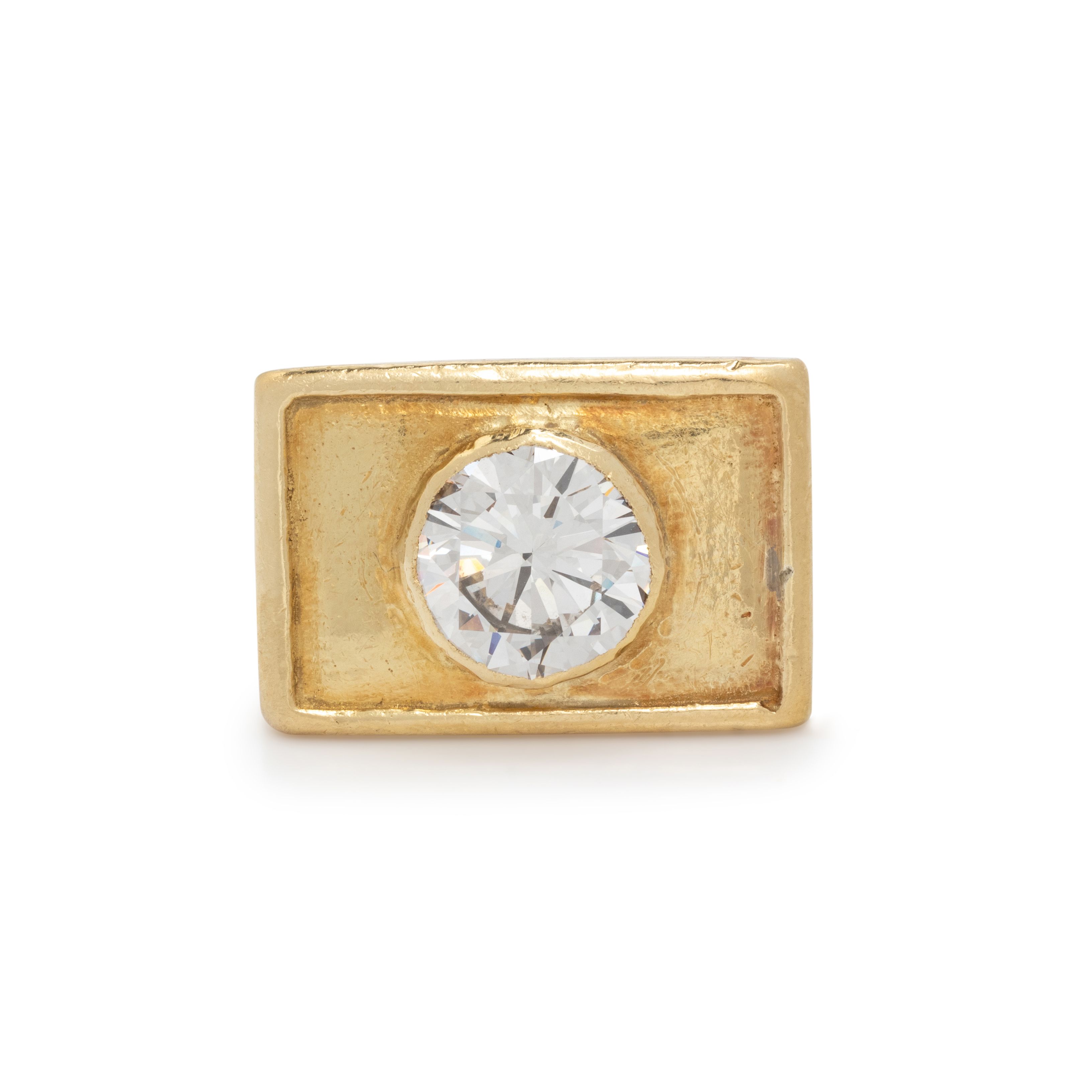 Lot 65 | YELLOW GOLD AND DIAMOND RING | Estimate: $18,000 - $22,000