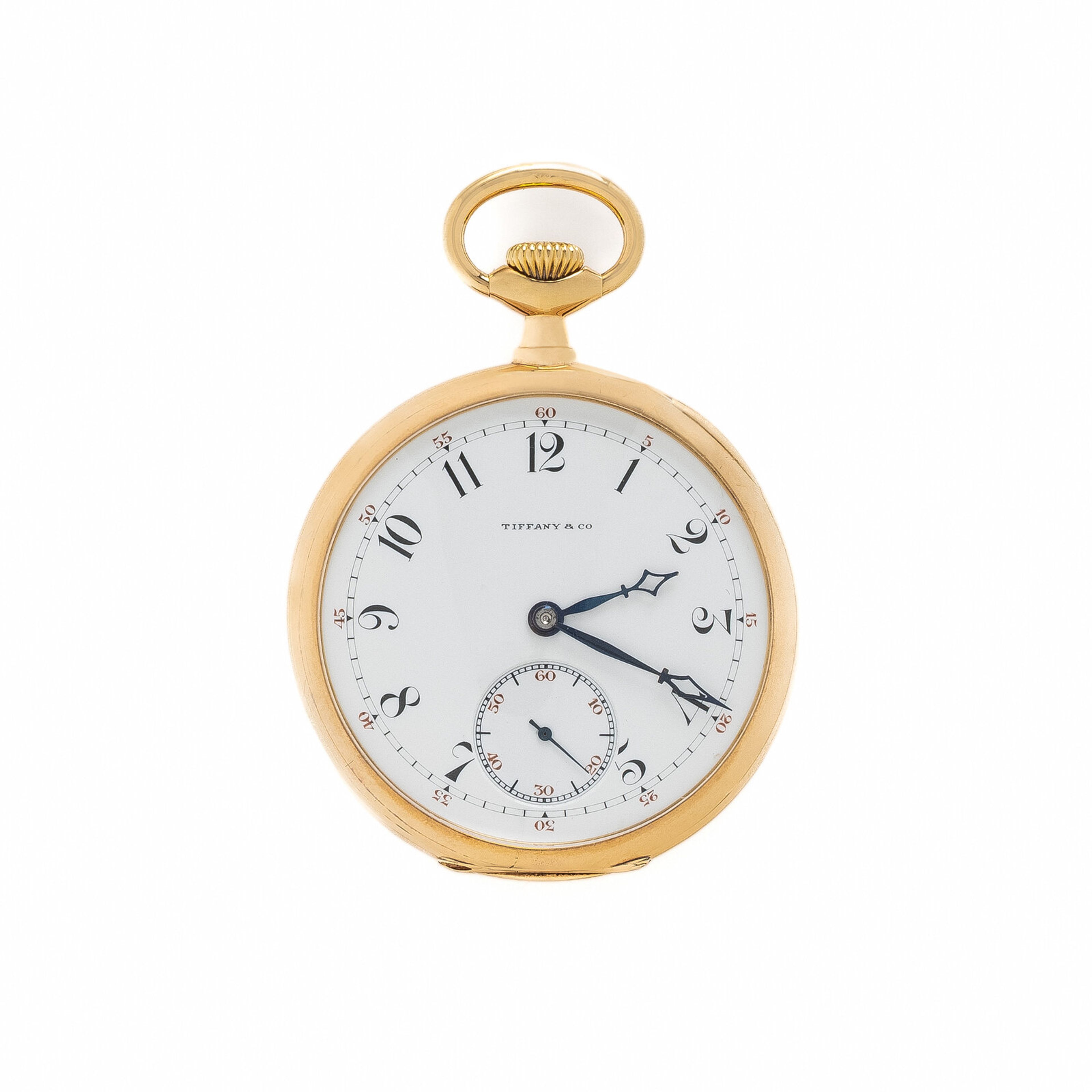 John Jacob Astor IV's Patek Philippe for Tiffany & Co., 18K Yellow Gold Pocket Watch, Property Of The Astor Family