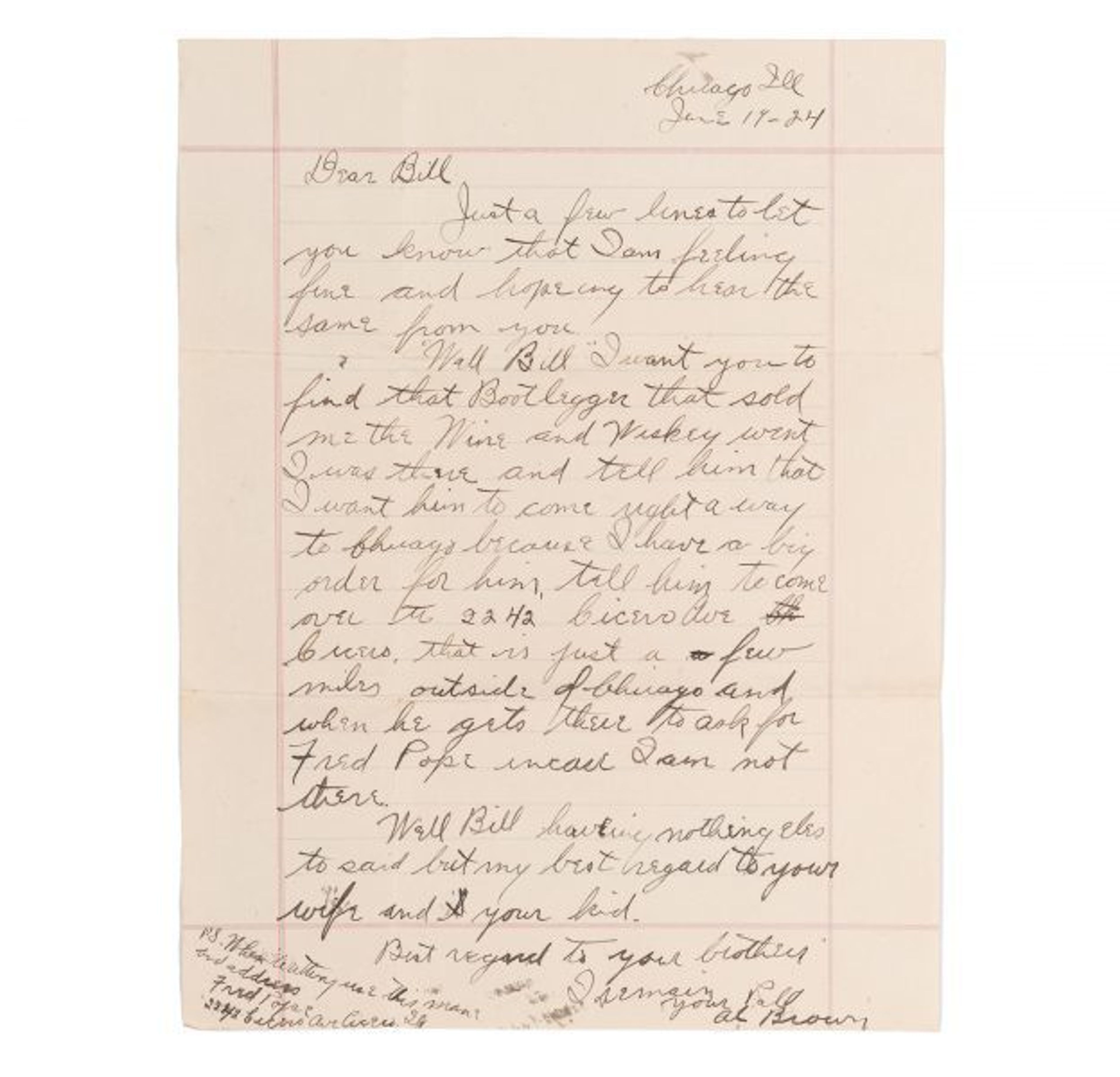 A Glimpse into a Mobster’s Mind: Rare & Revealing Al Capone Letters to be Offered at Hindman